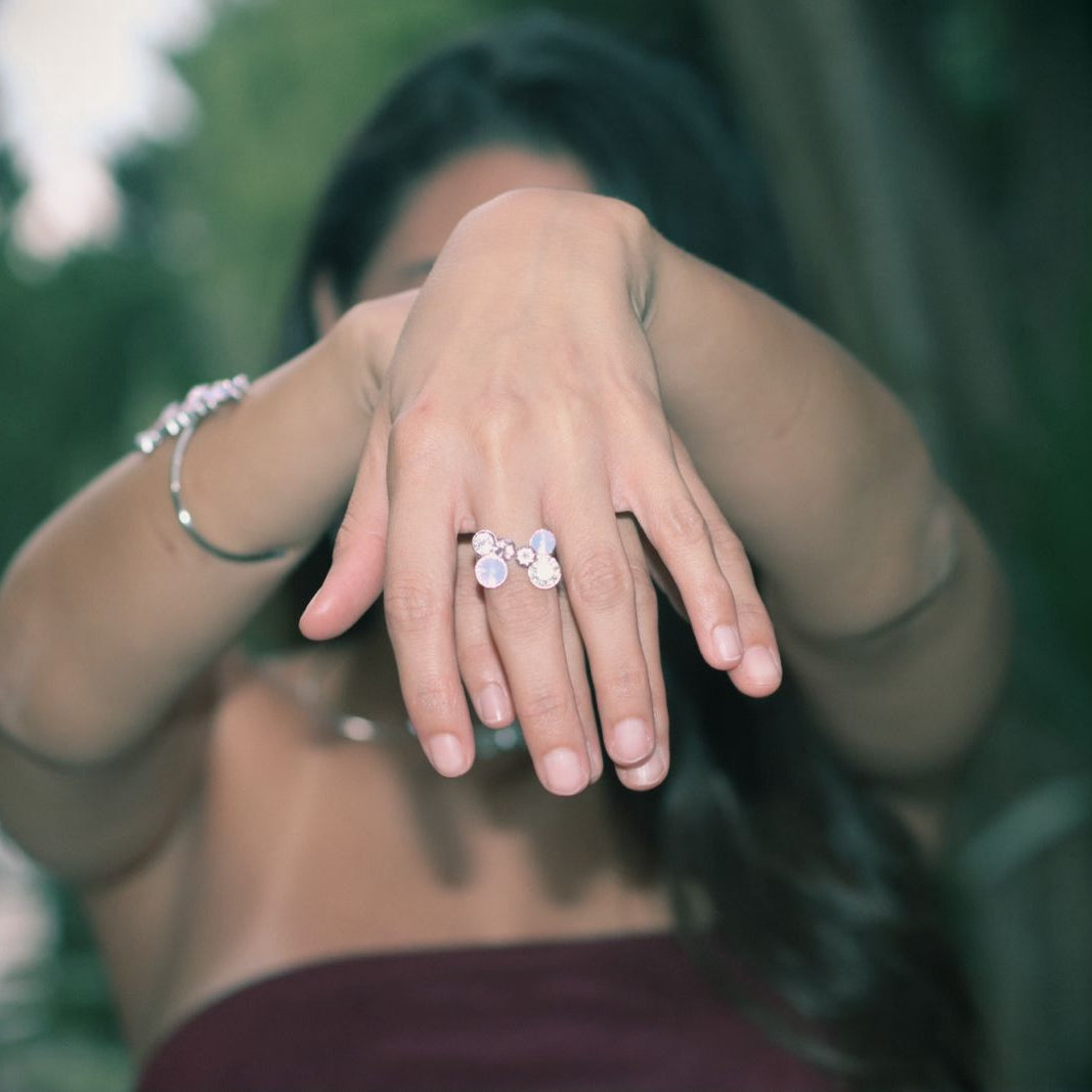 Open Opal Pink Ring