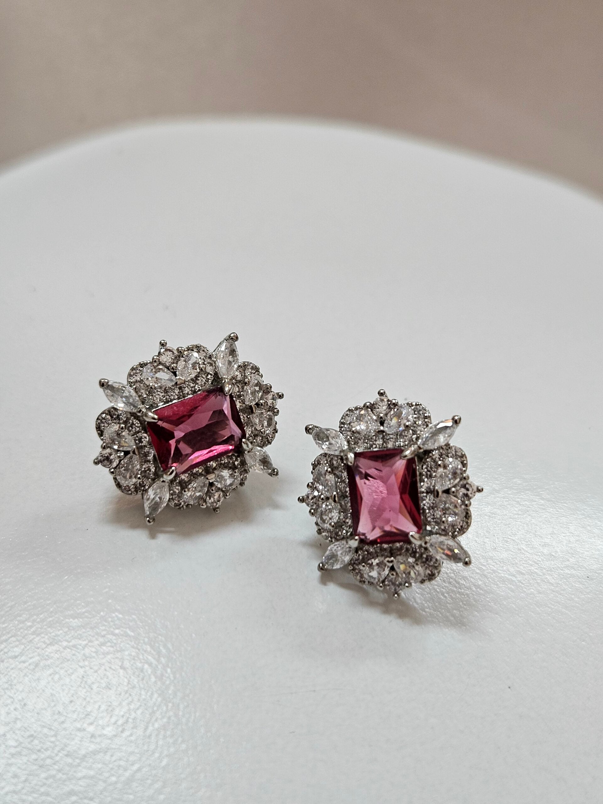 Vintage Stud Silver Earrings