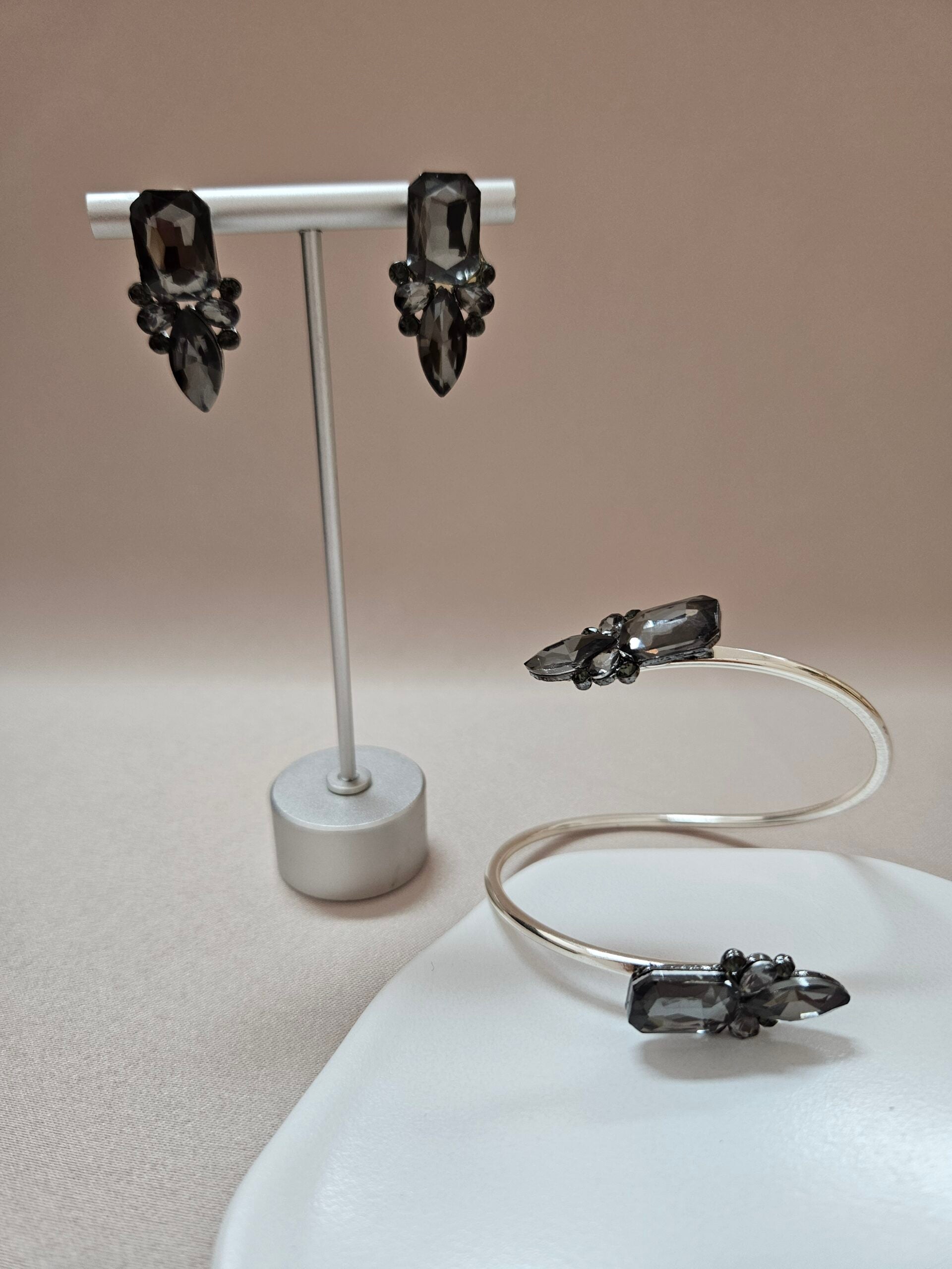 Black Diamond Bracelet Set - HBSG2