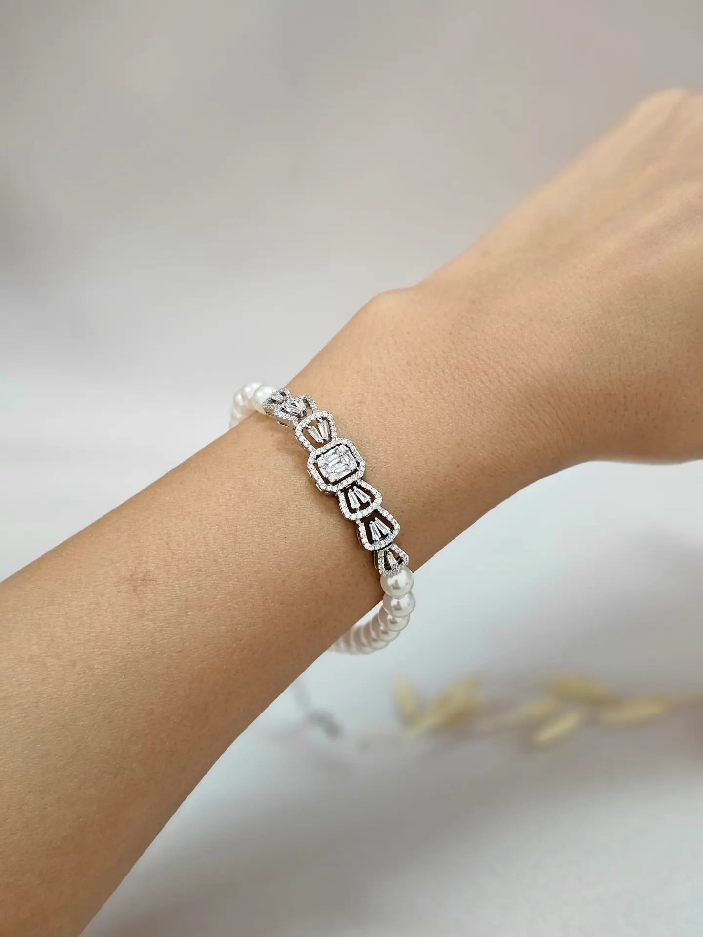 Bridal Pearl Bracelet- ABSP6