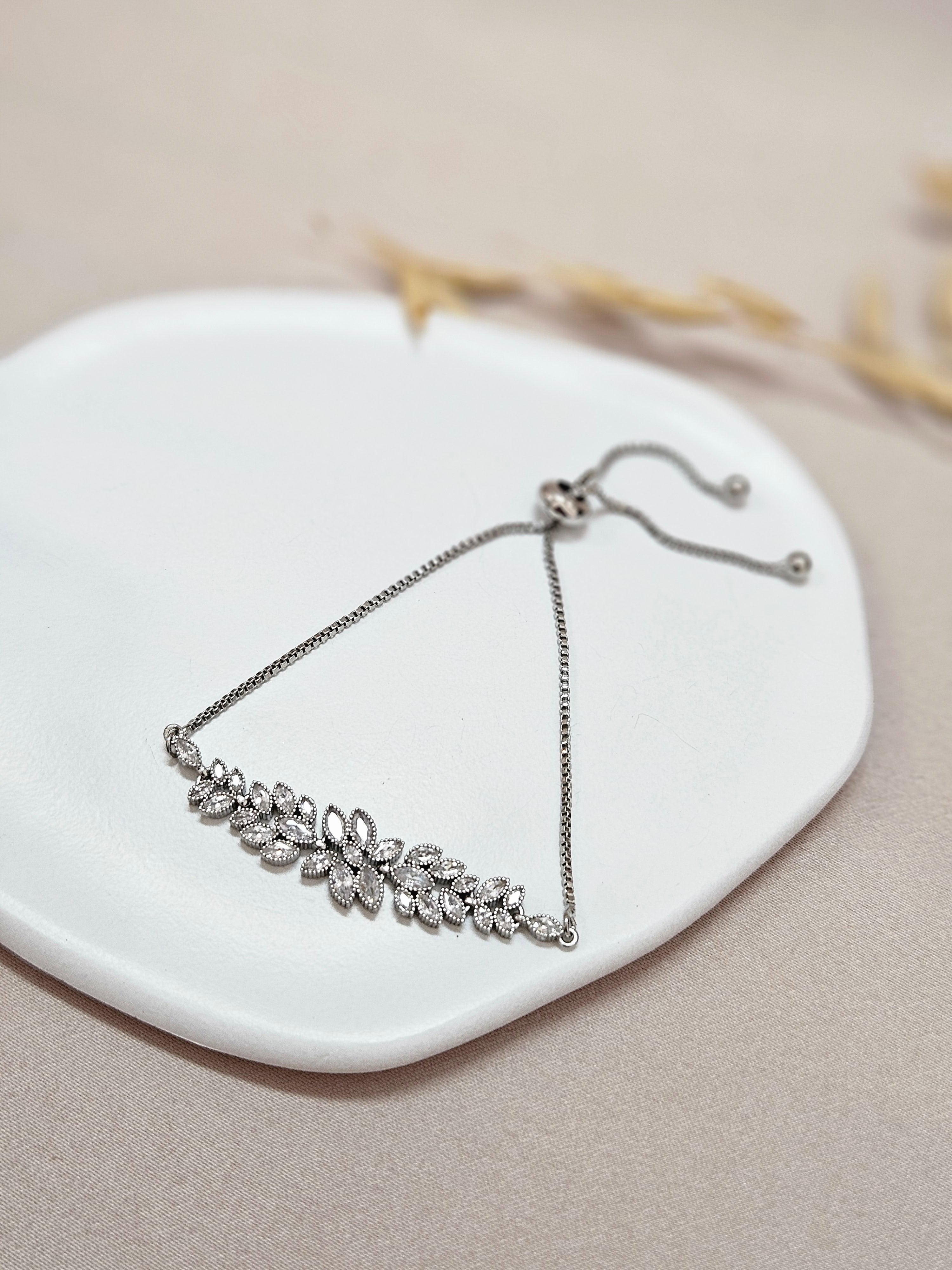 Adjustable Bracelet Floral Bracelet