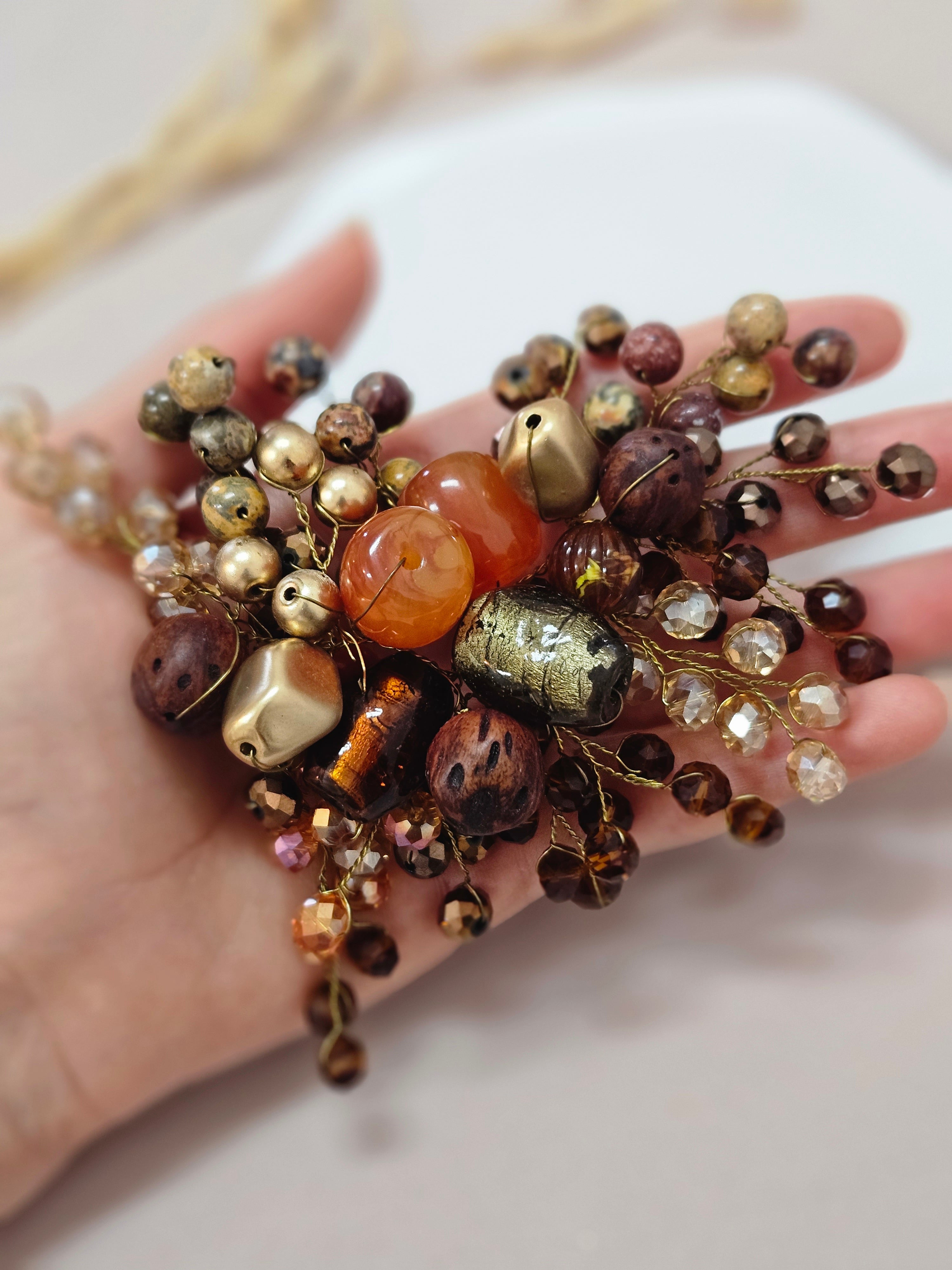 Earthy Colors Brooch