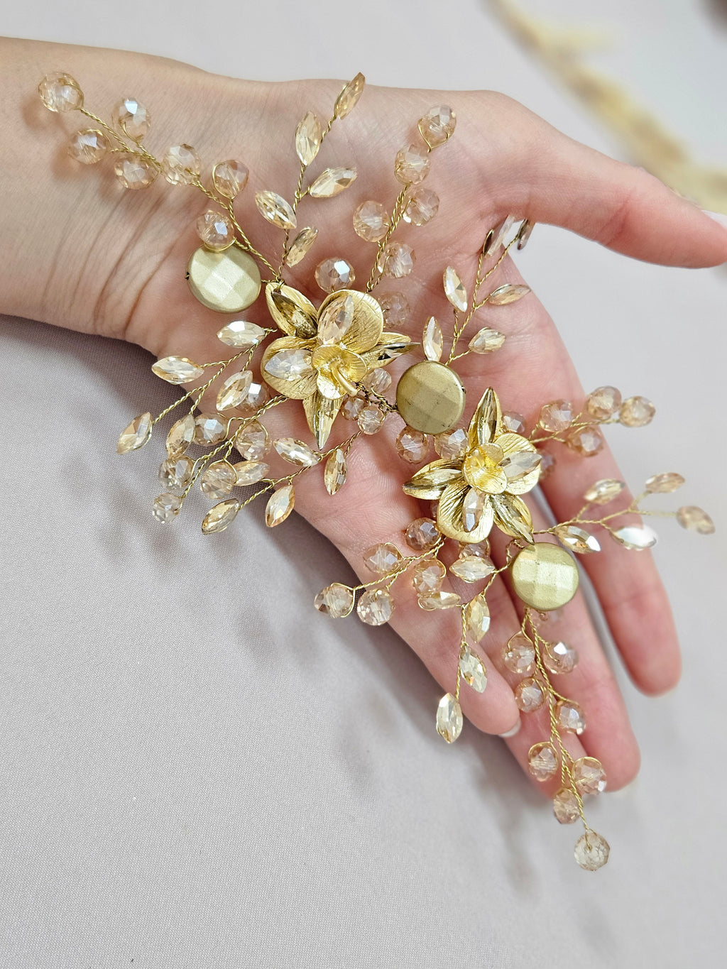 Champagne Gold Brooch