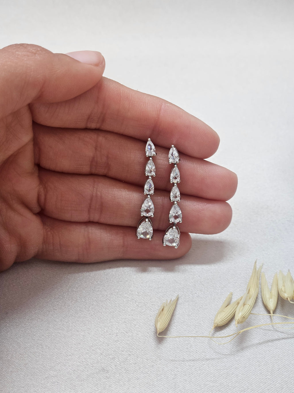 Teardrop Bridal Necklace Set