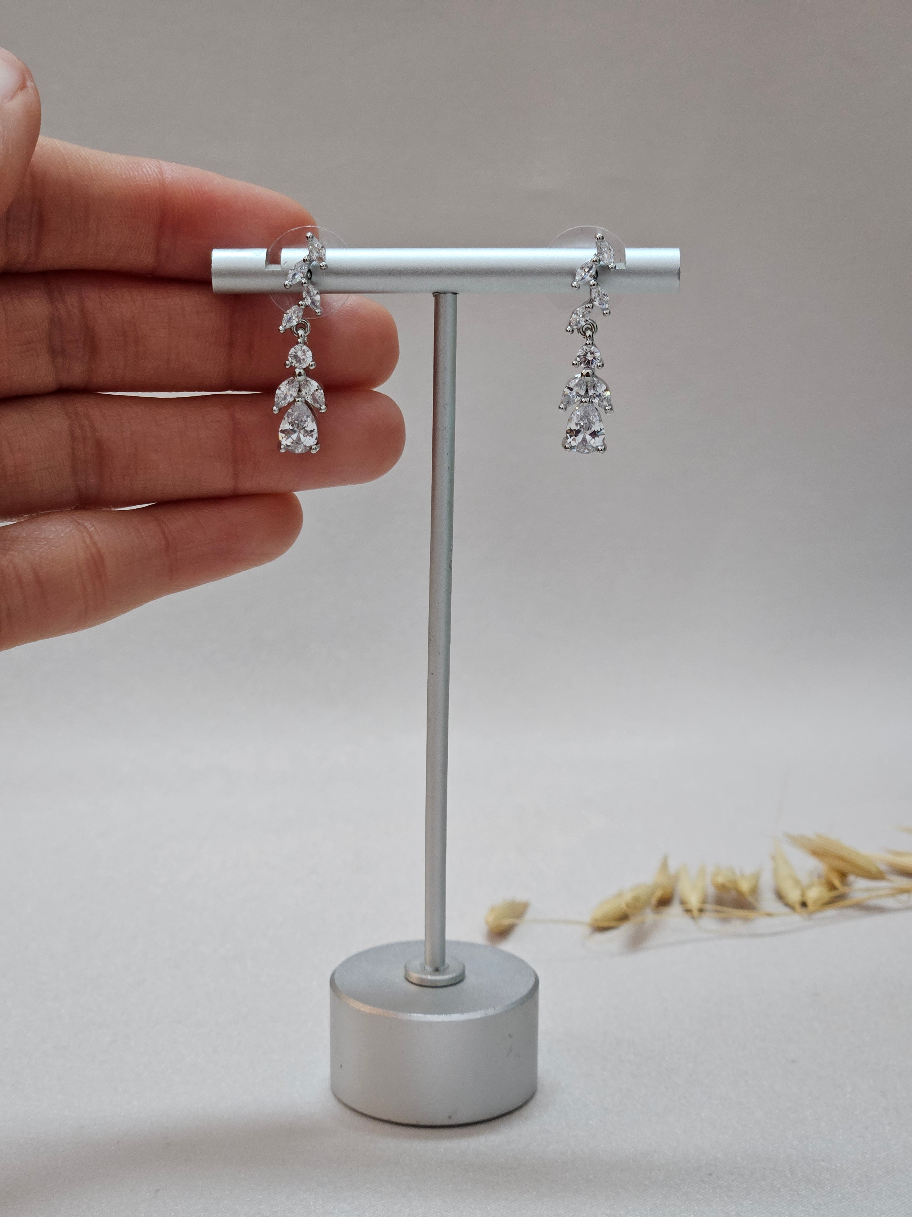 Teardrop Bridal Necklace Set