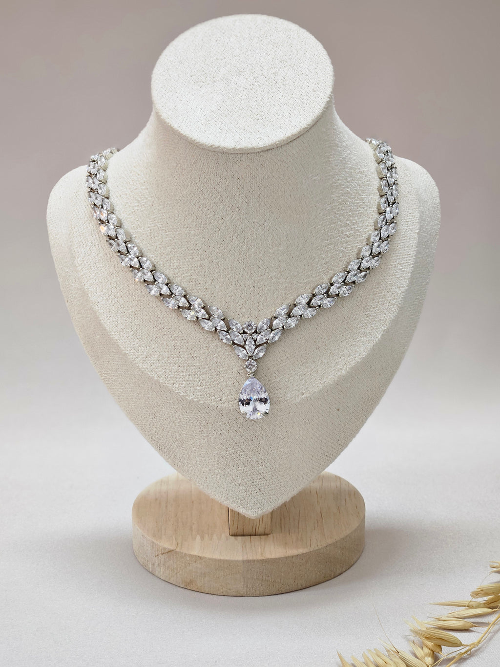 Teardop Necklace Jewelry Set