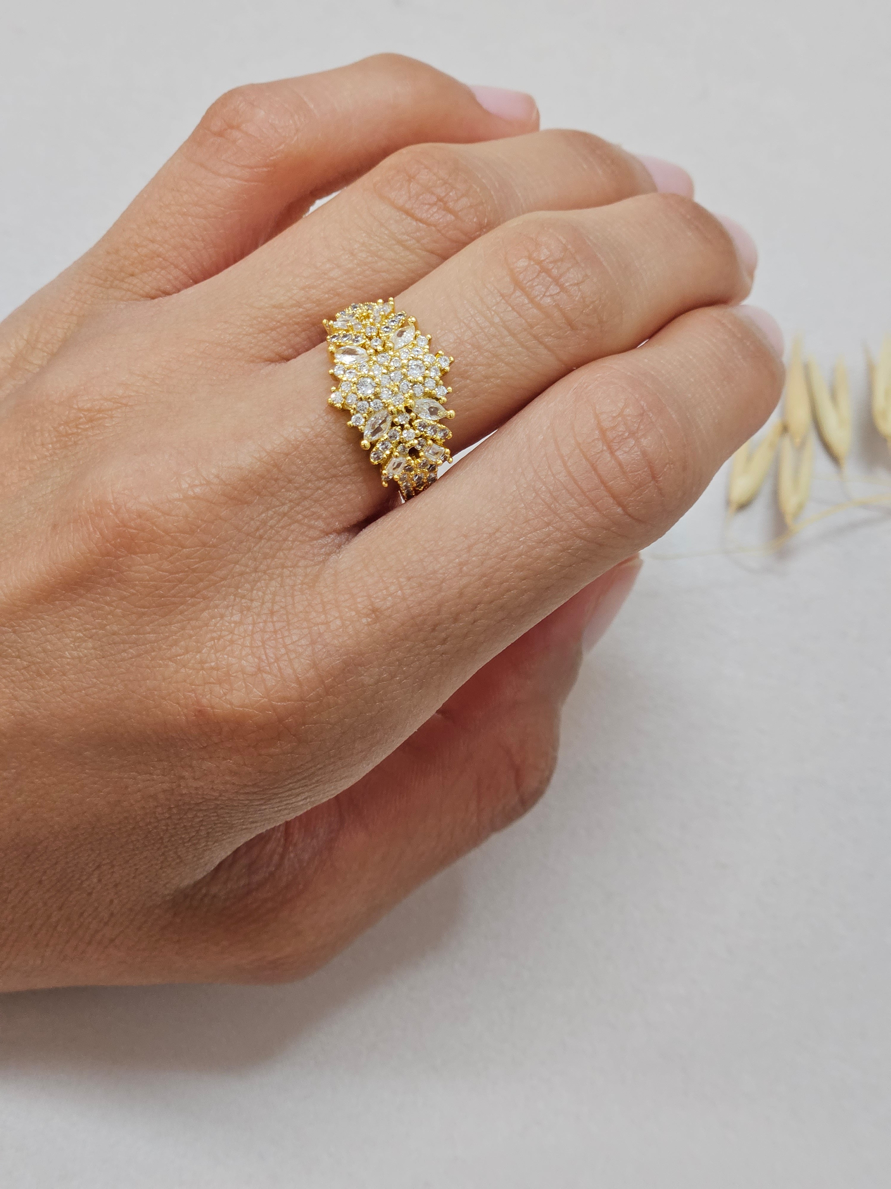 Gold-plated Bridal Jewelry Set