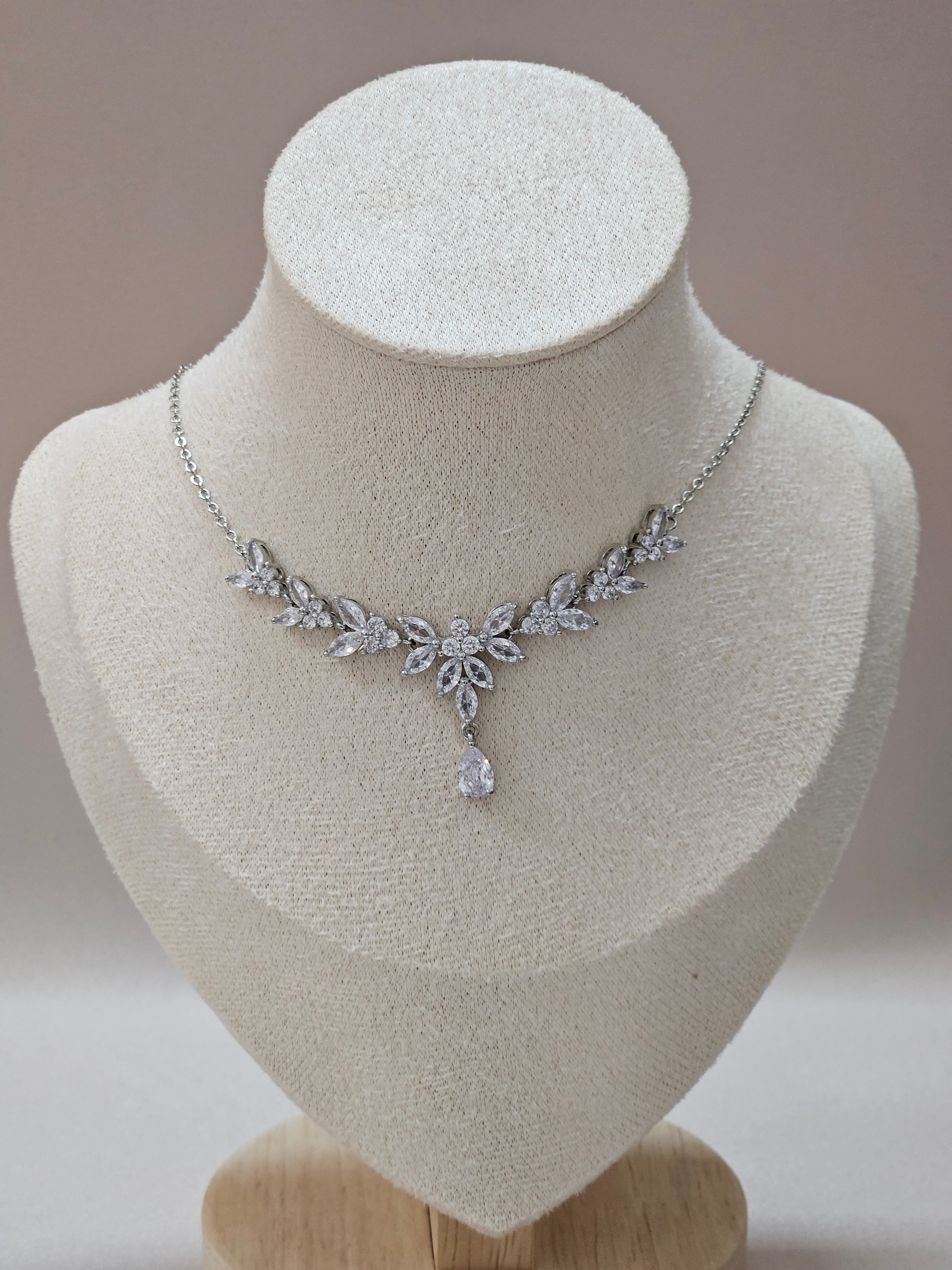 Crystal Drop Necklace