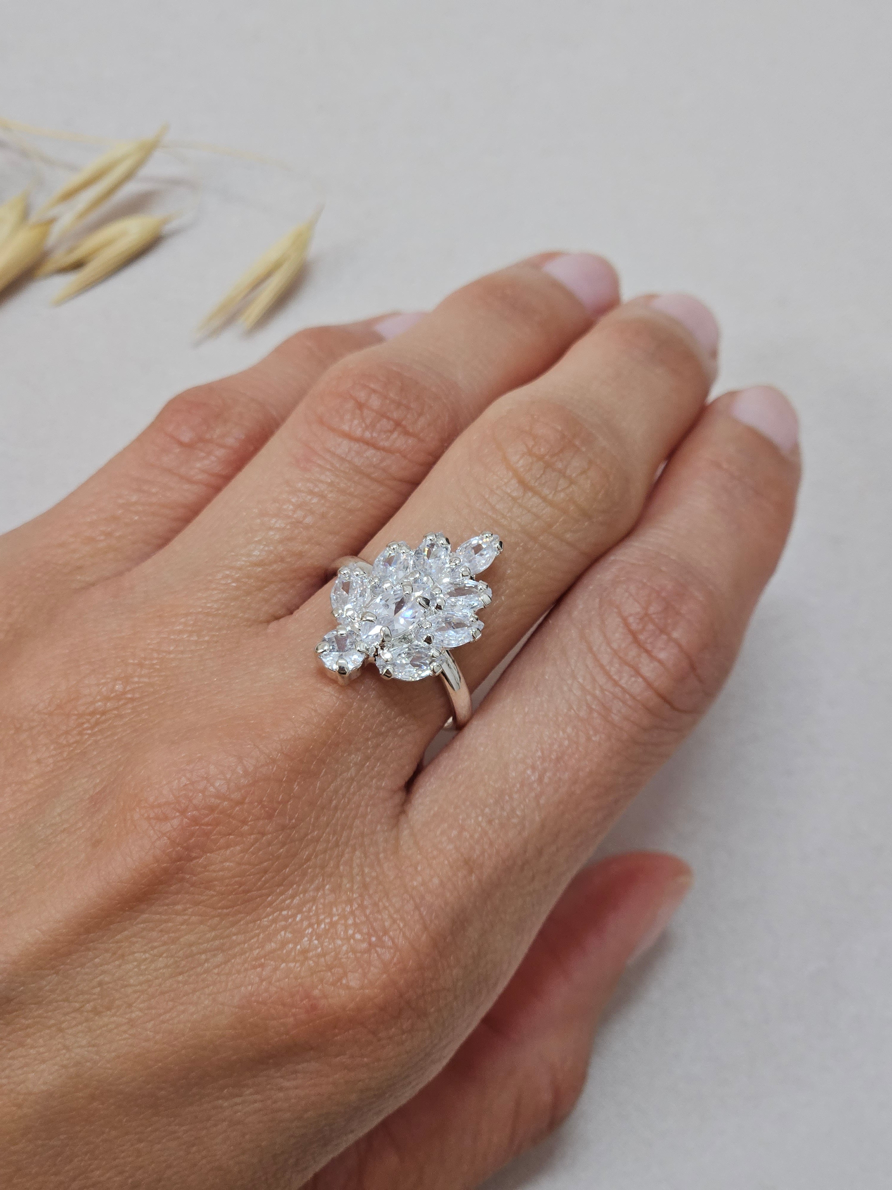 Small Adjustable Silver Ring
