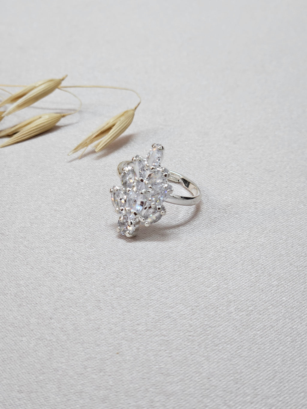 Small Adjustable Silver Ring