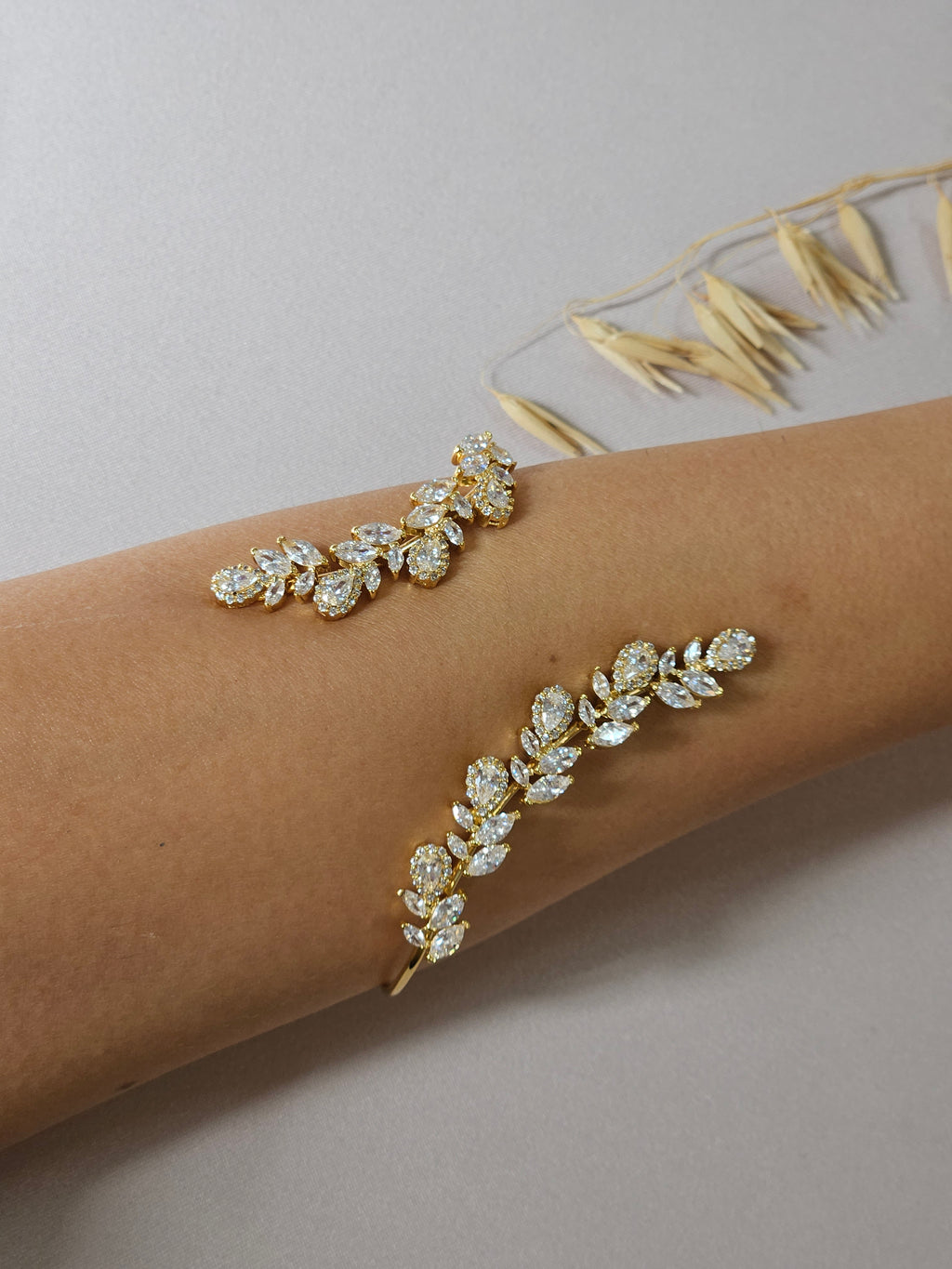 Gold Finish Jewelry Set