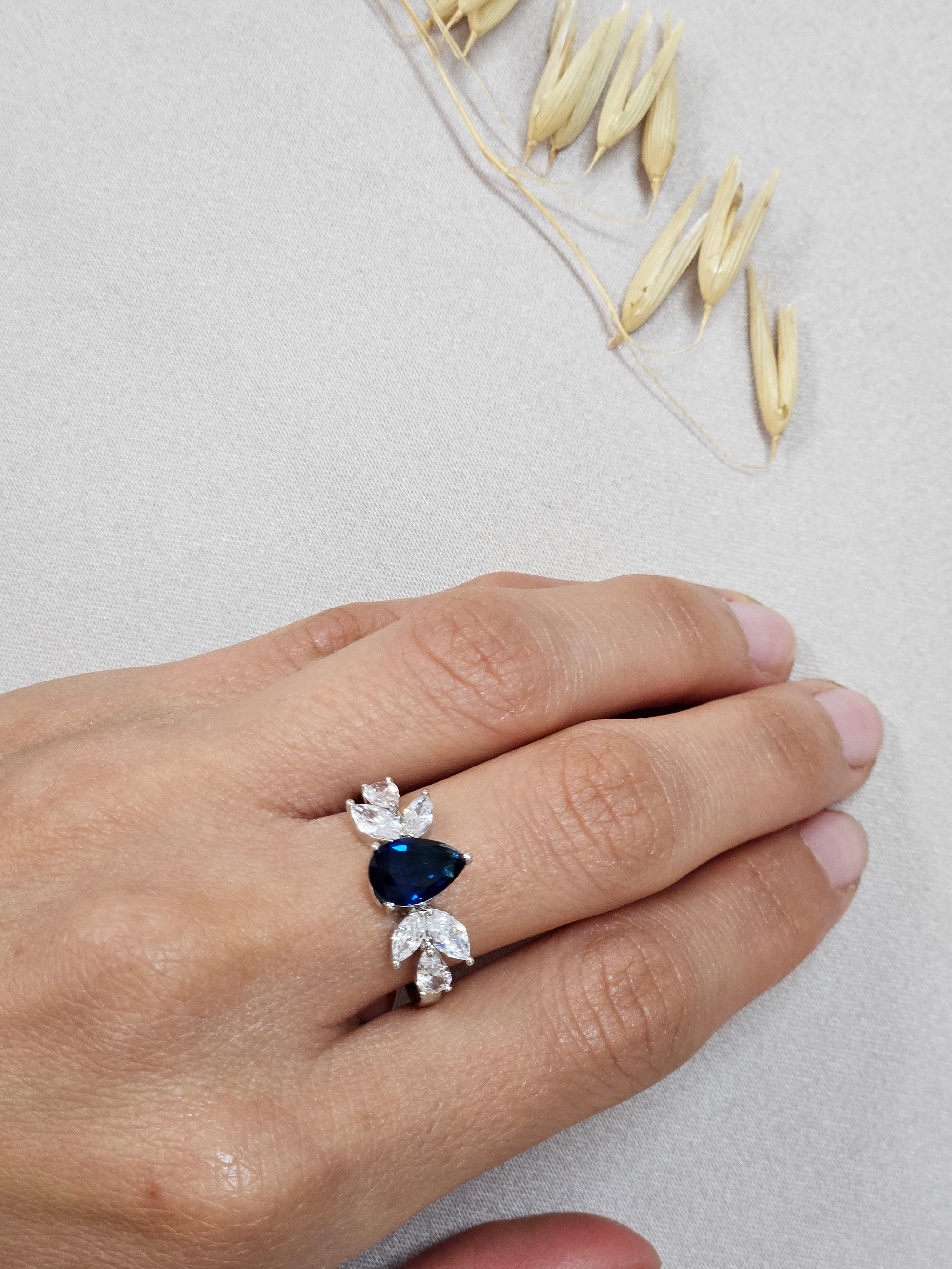 Dark Blue Jewelry Set