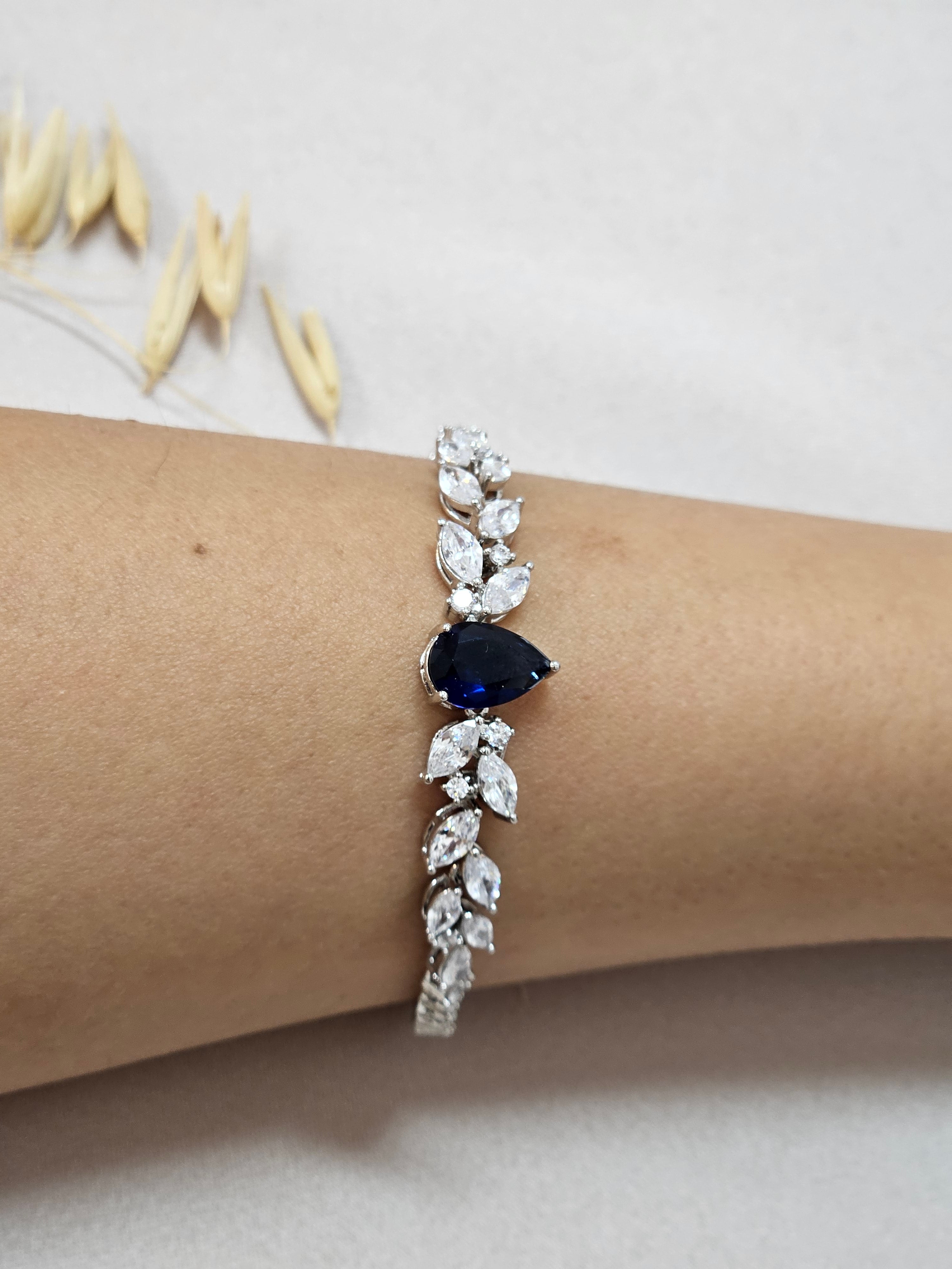Dark Blue Jewelry Set