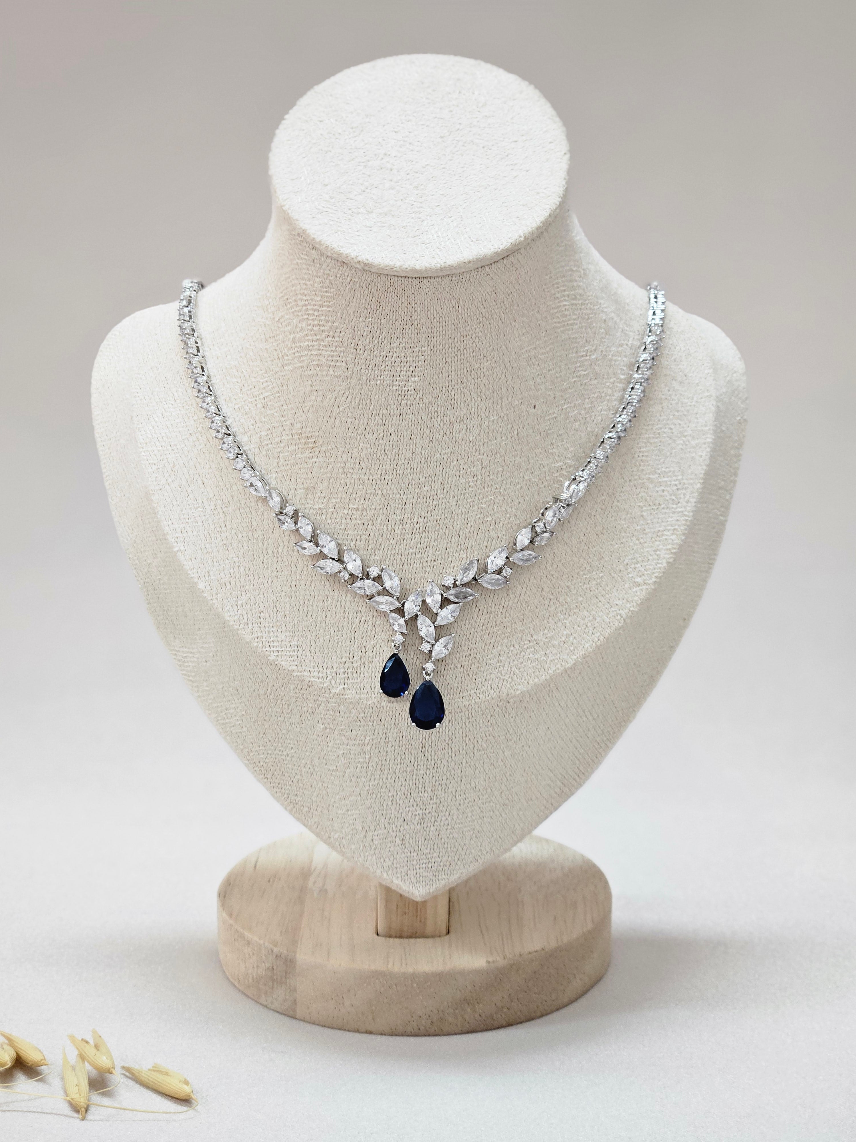 Dark Blue Jewelry Set
