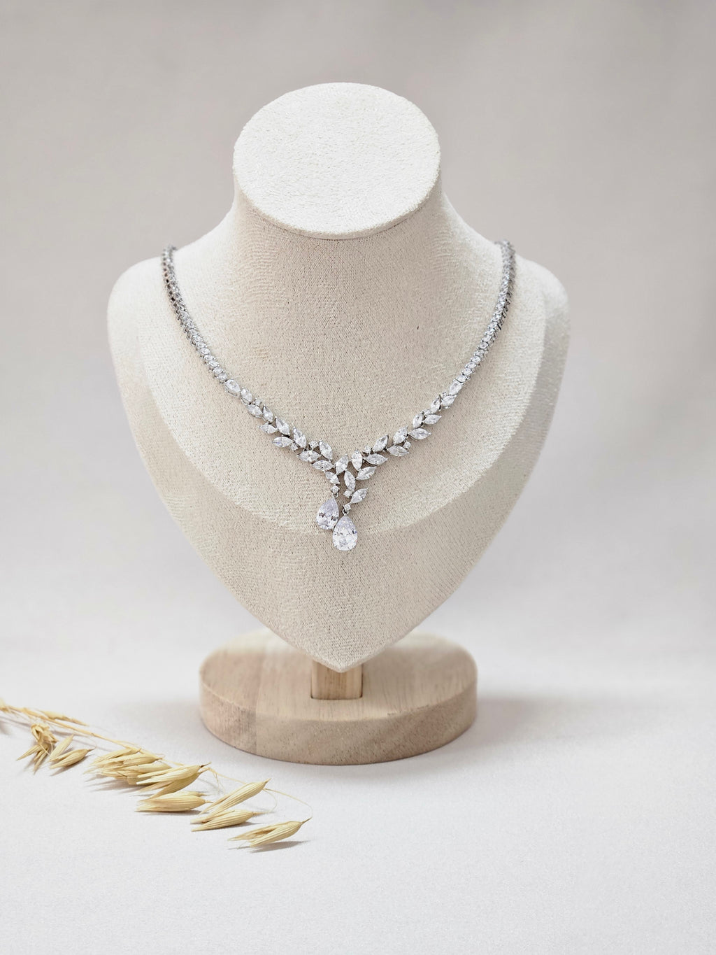 Silver Bridal Jewelry Set