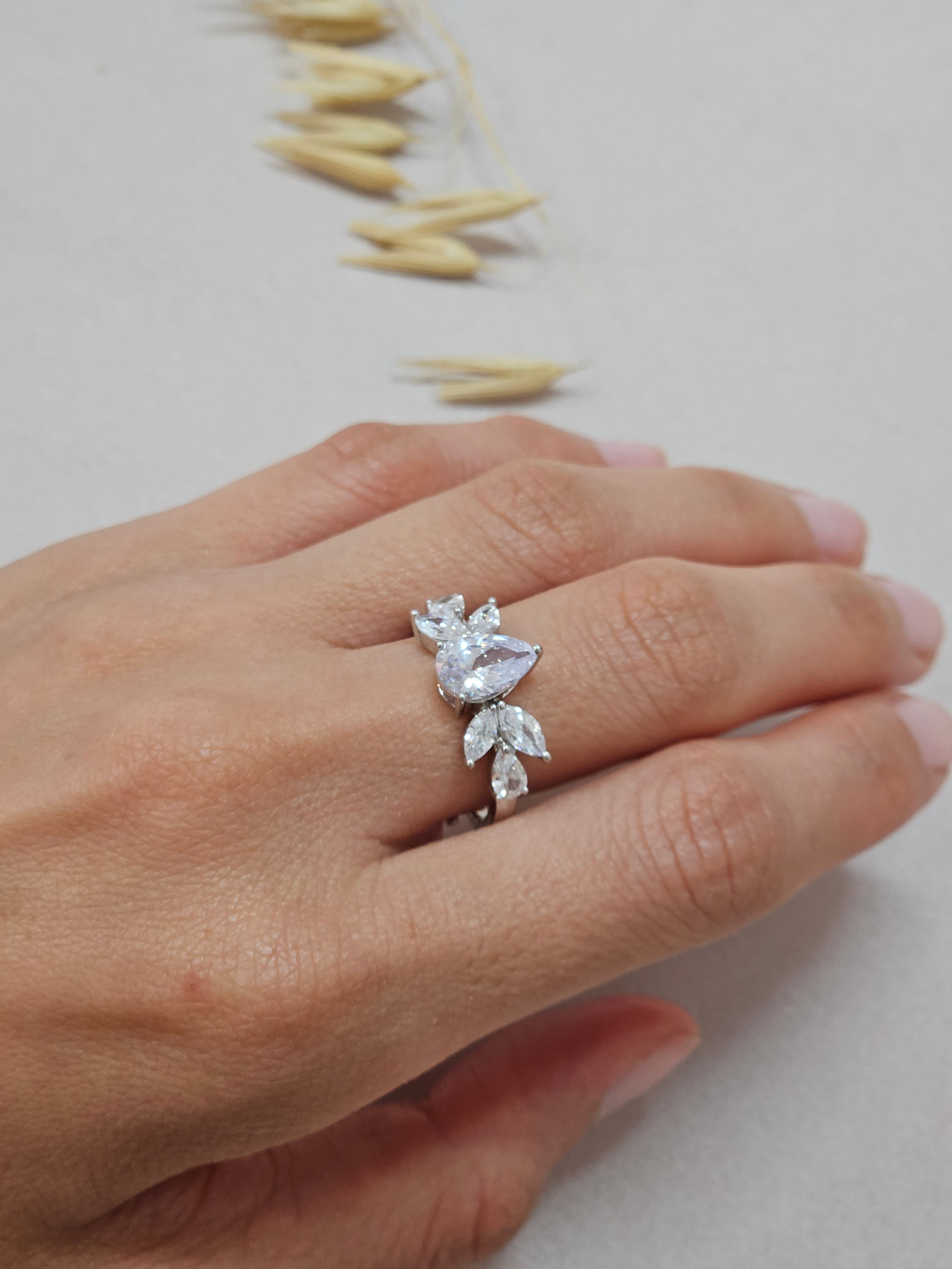 Silver Bridal Jewelry Set