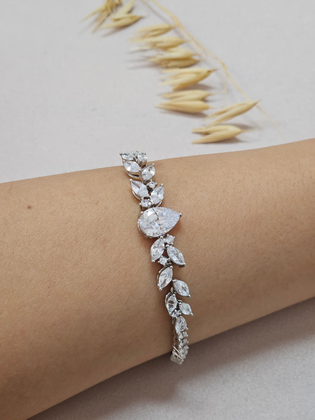 Silver Bridal Jewelry Set