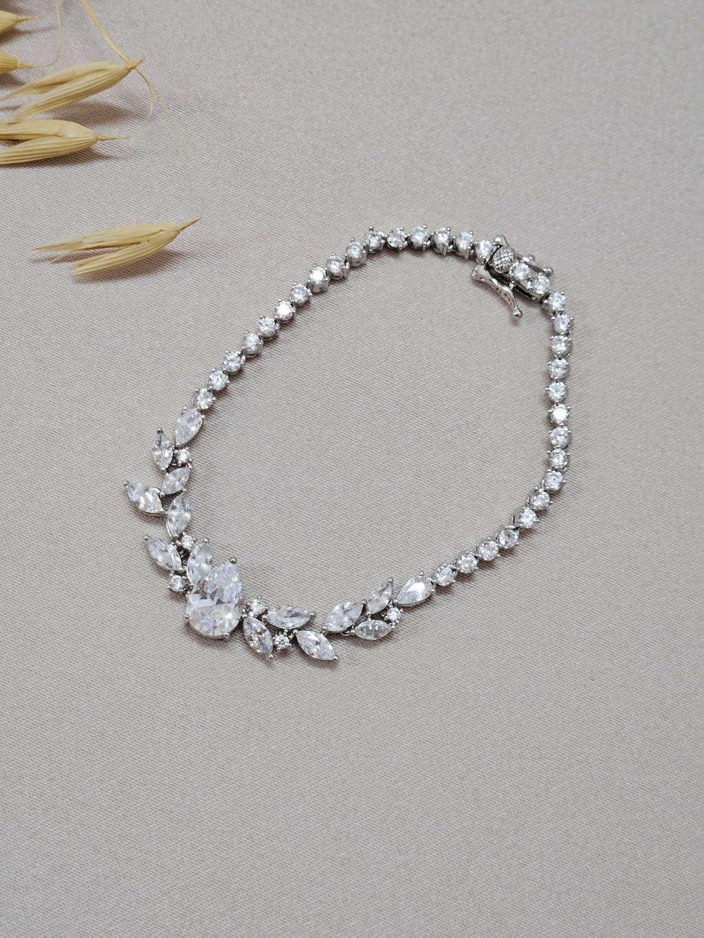 Silver Bridal Jewelry Set