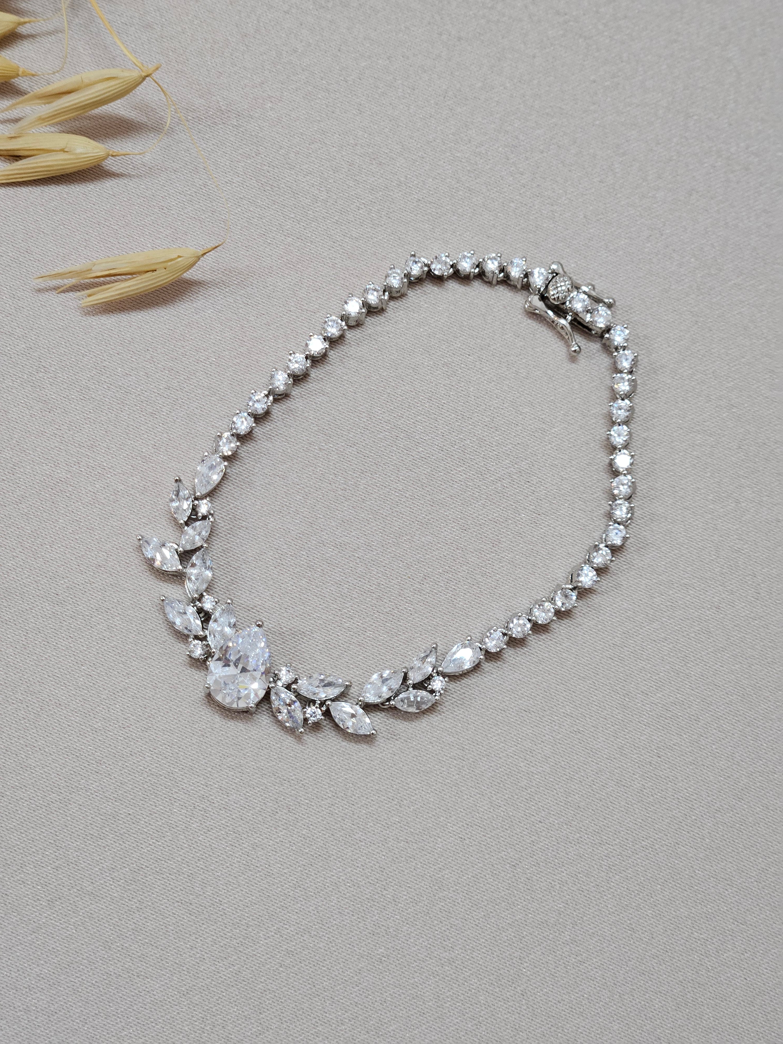 Silver Bridal Jewelry Set