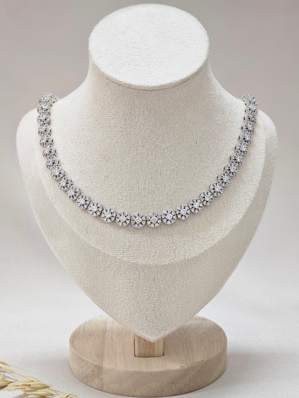Circle CZ Jewelry Set