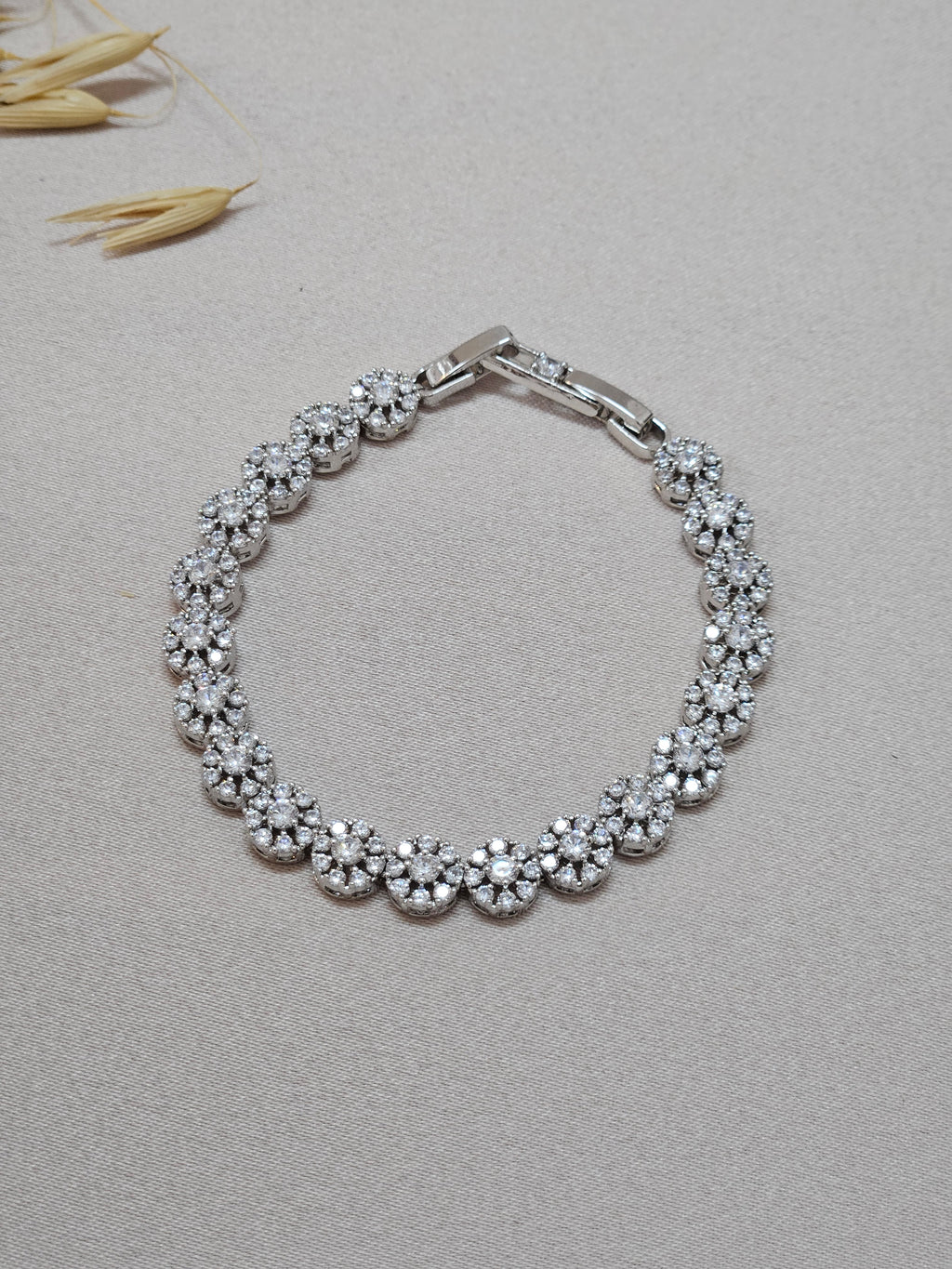 Circle CZ Jewelry Set