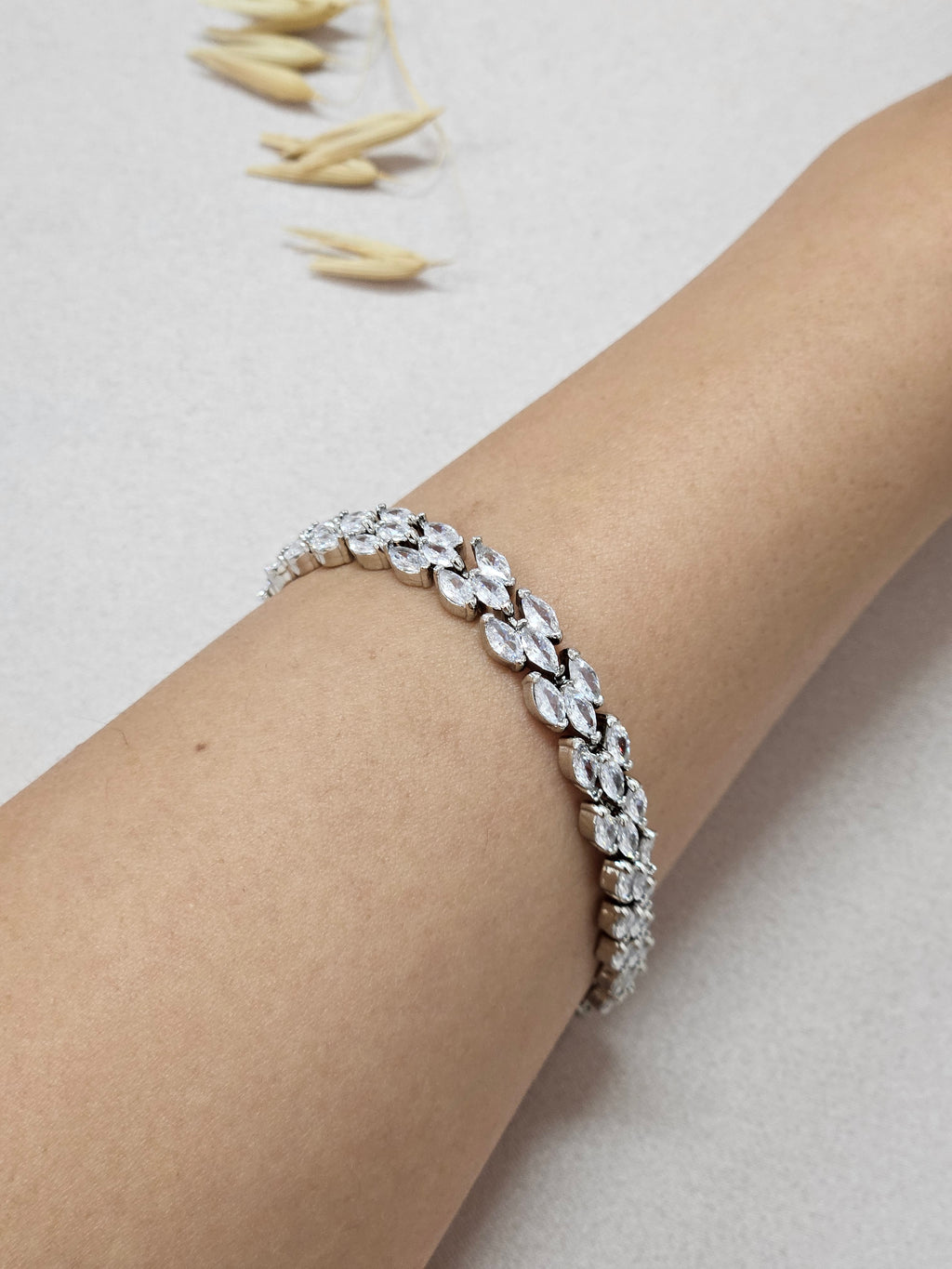 Silver Bridal Jewelry Set