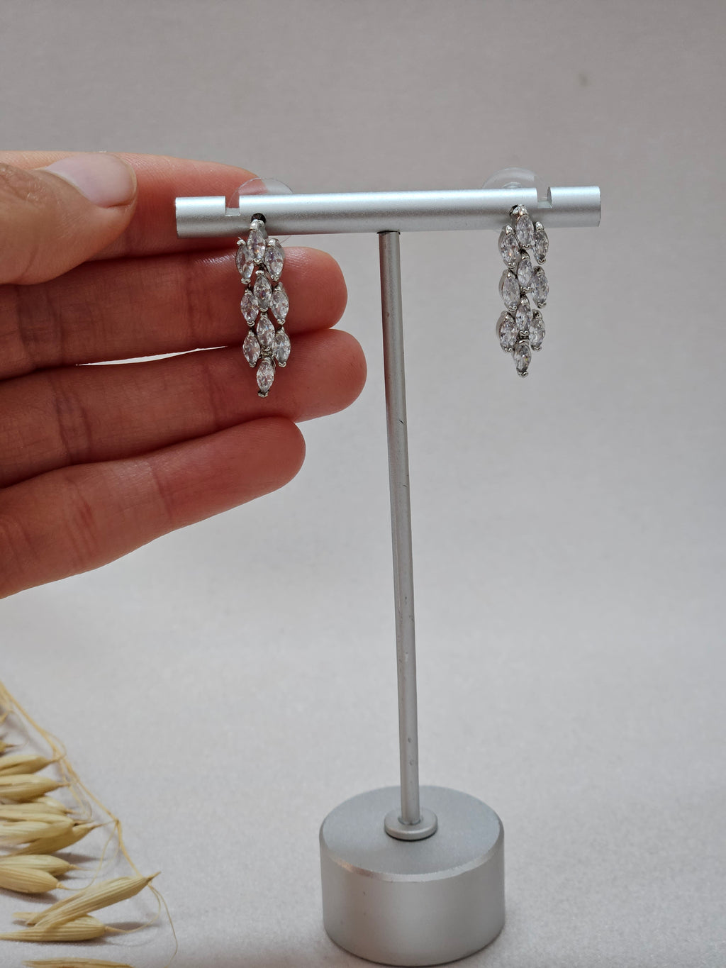 Silver Bridal Jewelry Set