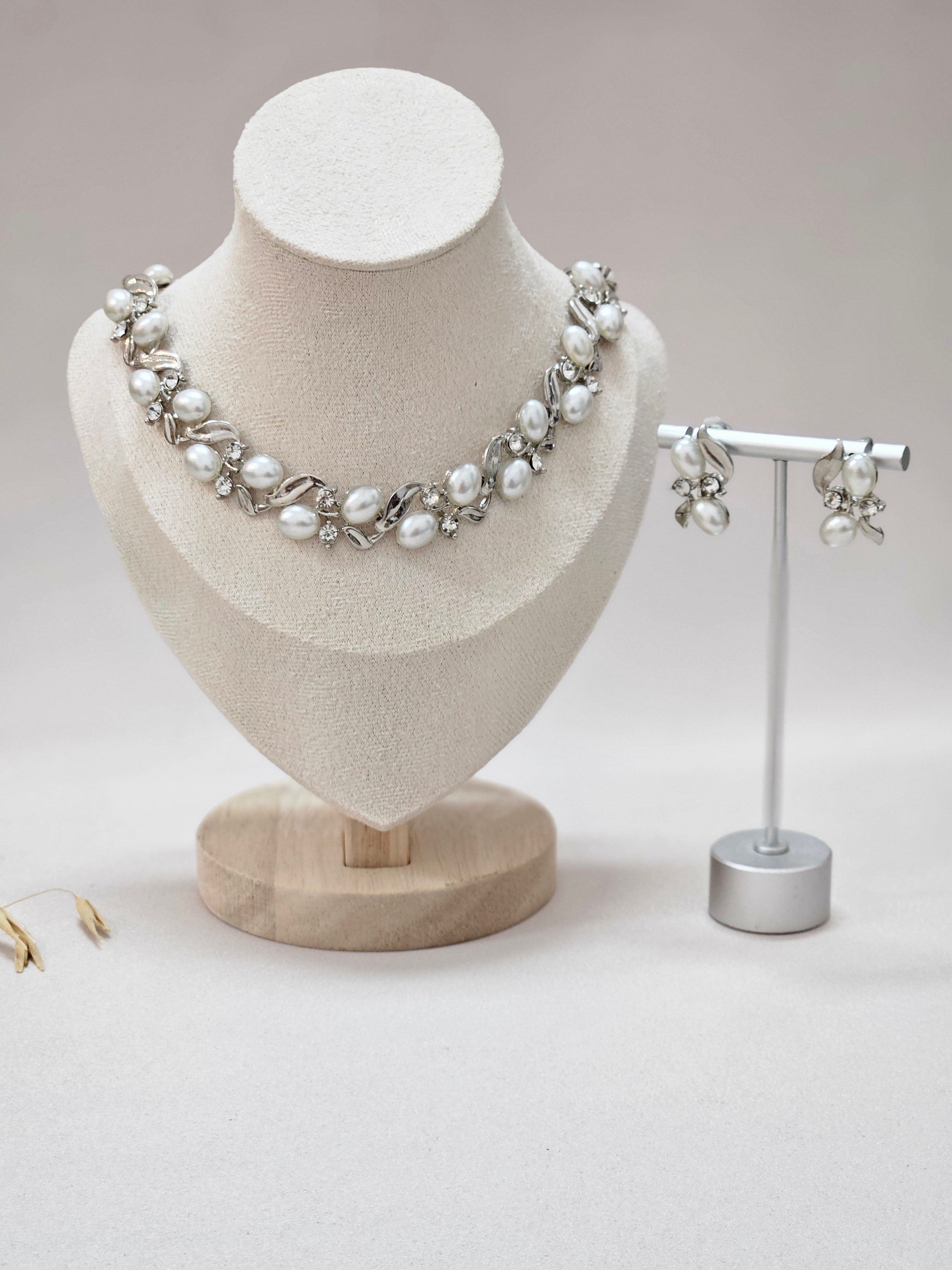 Vintage Pearl Jewelry Set