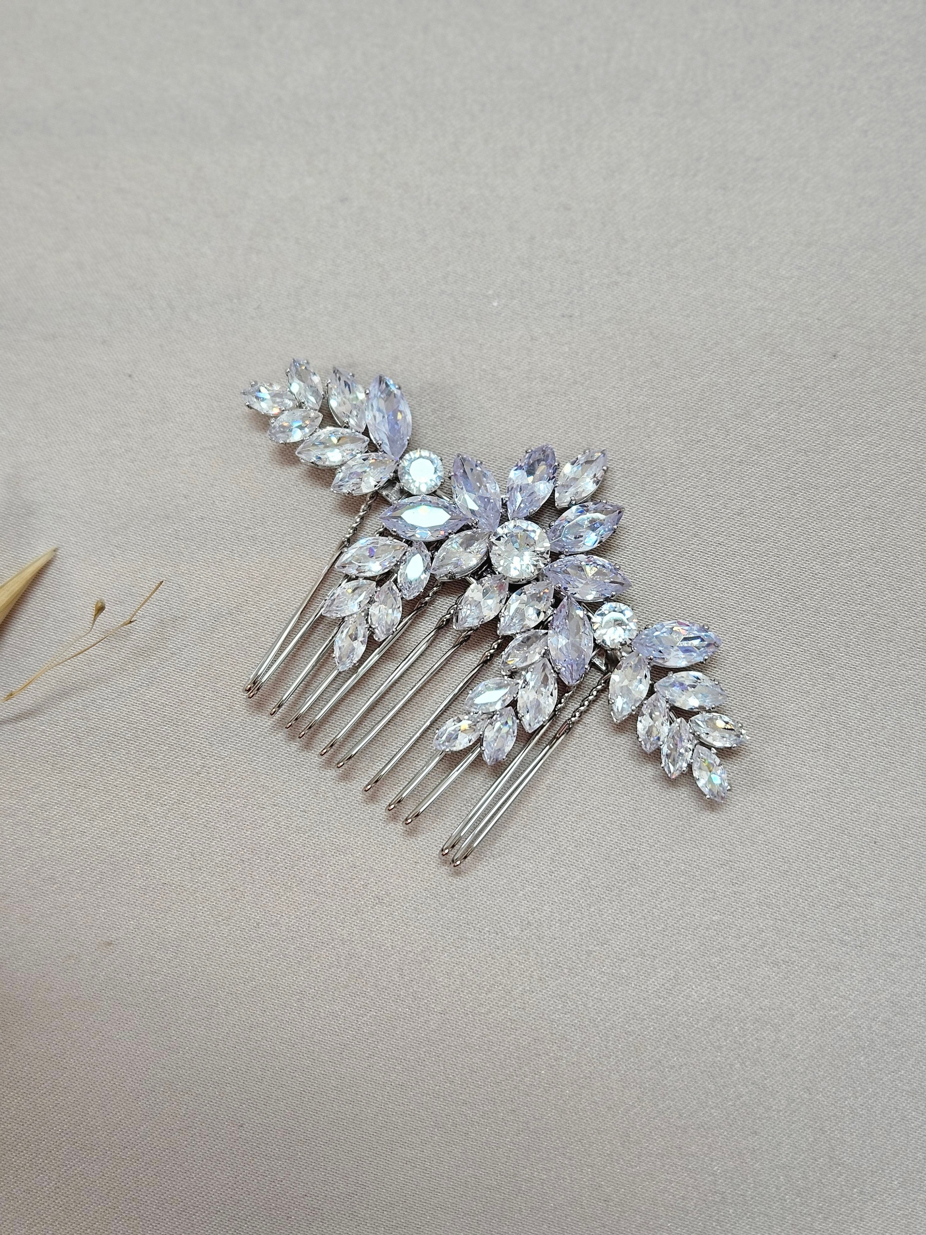Floral Bridal Hair Comb