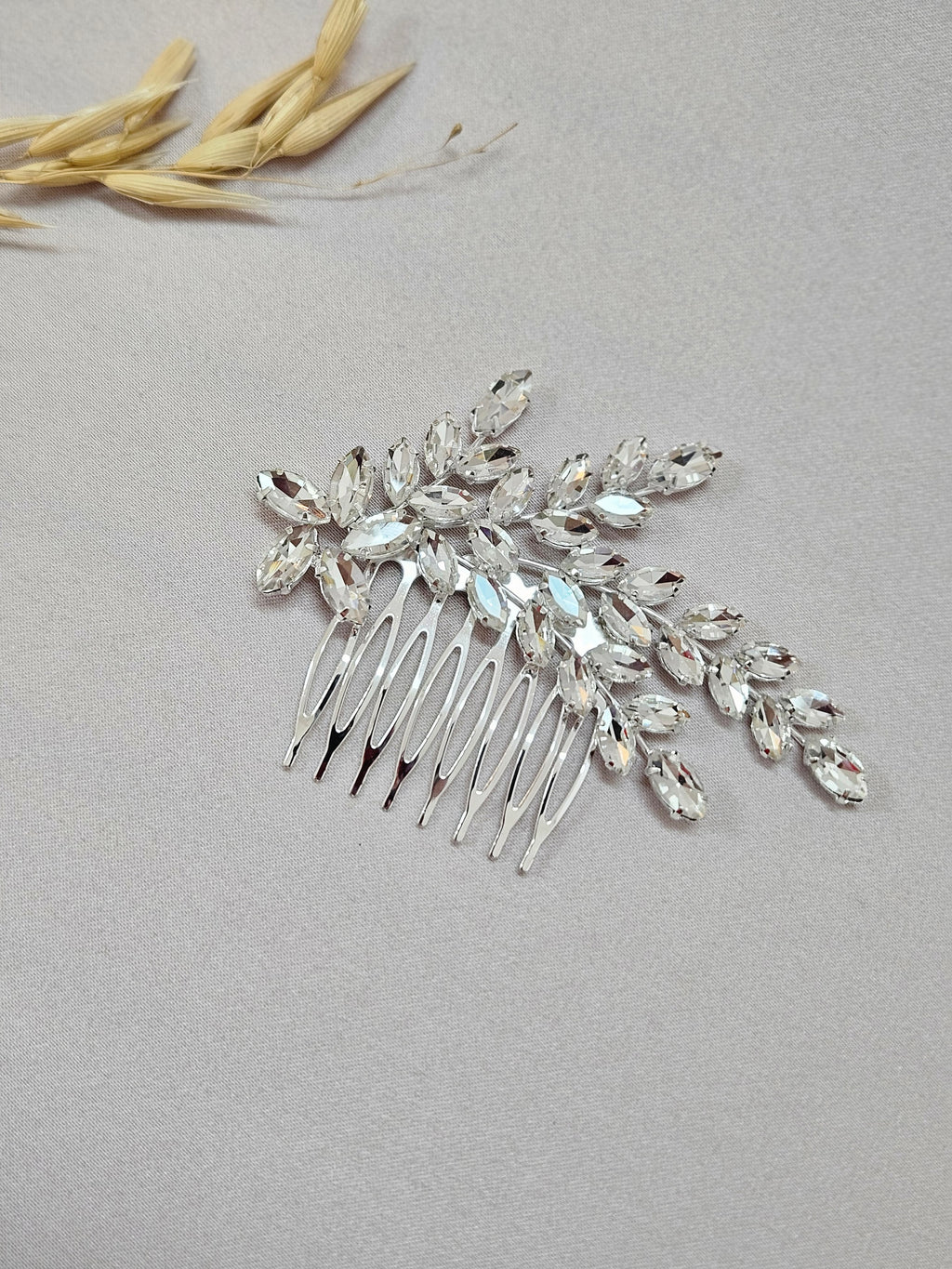 Cubic Zirconia Bridal comb