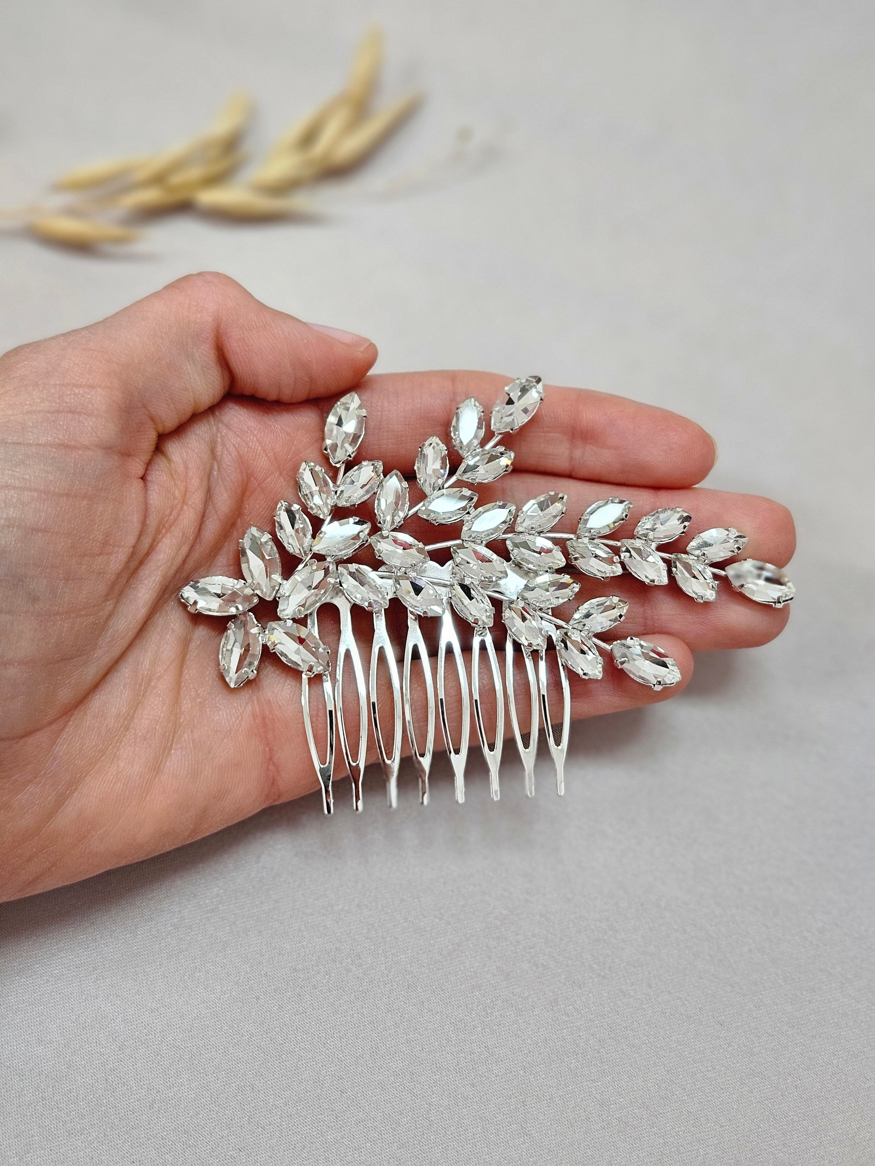 Cubic Zirconia Bridal comb
