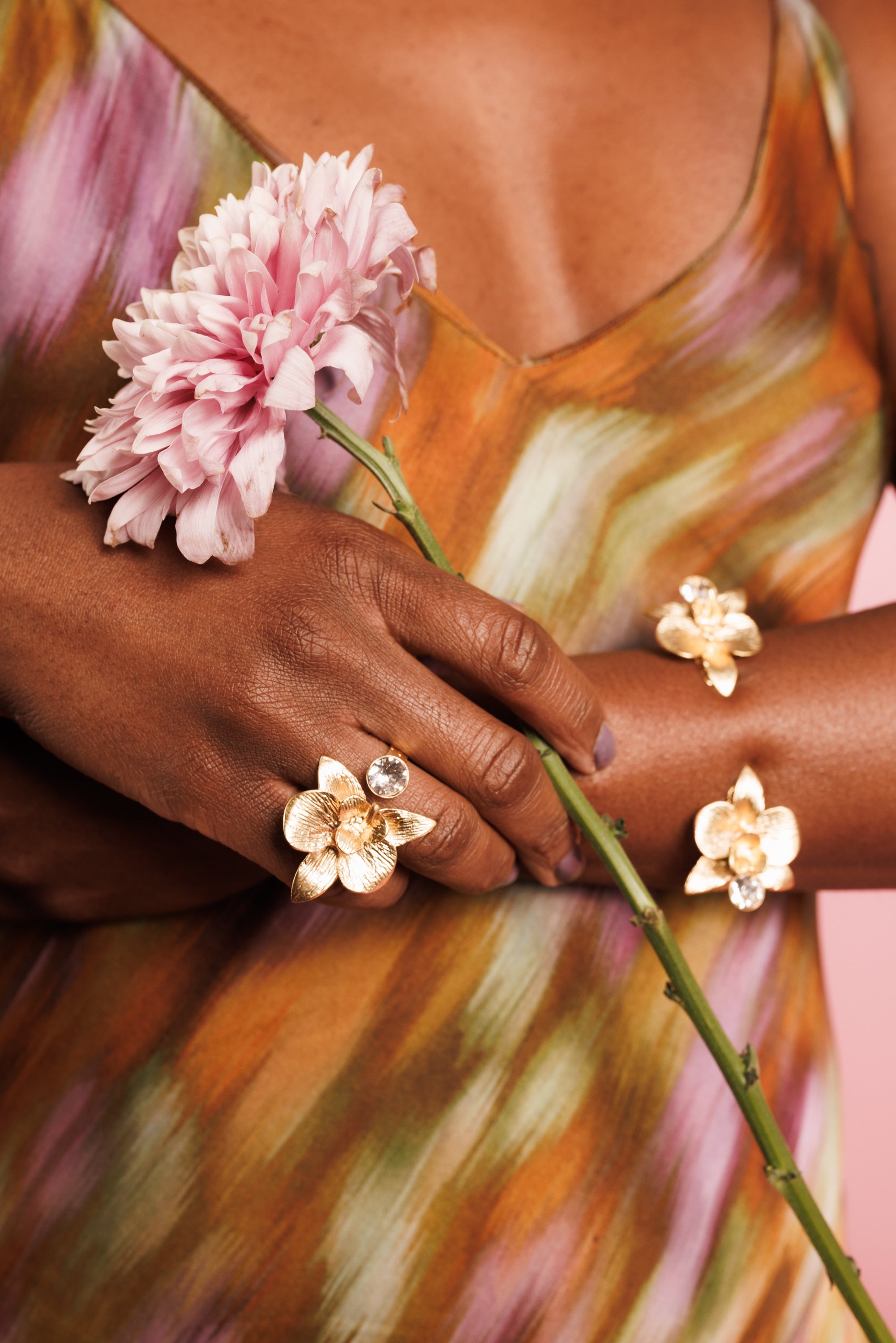 Gold Aphrodite Jewelry Set