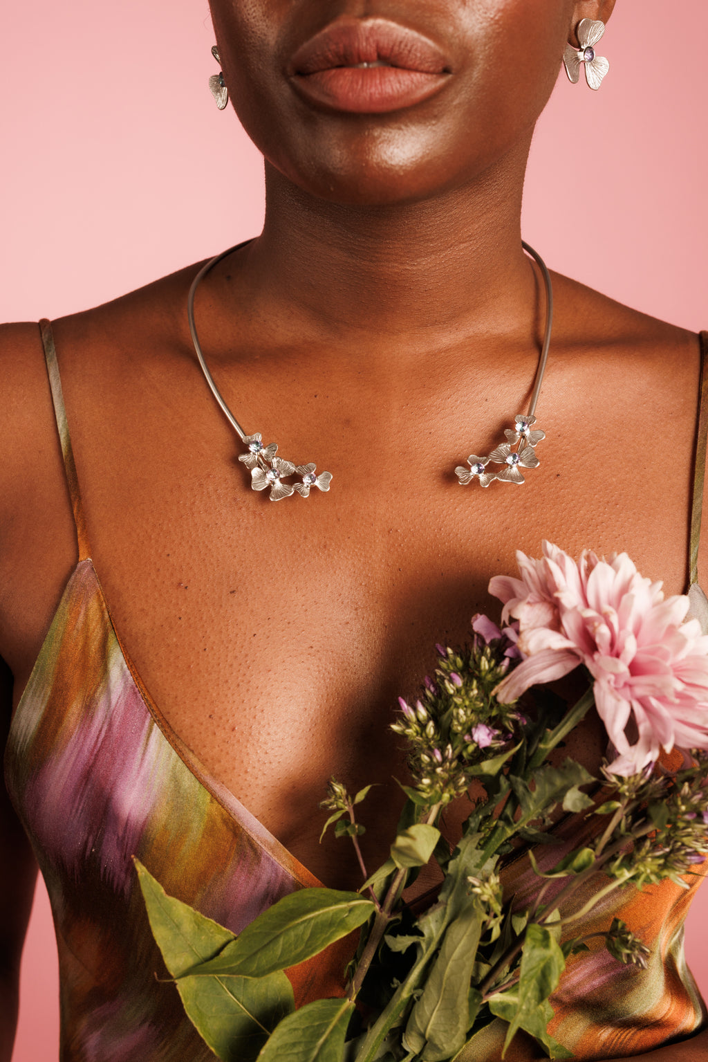 Bloom Silver Jewelry Set
