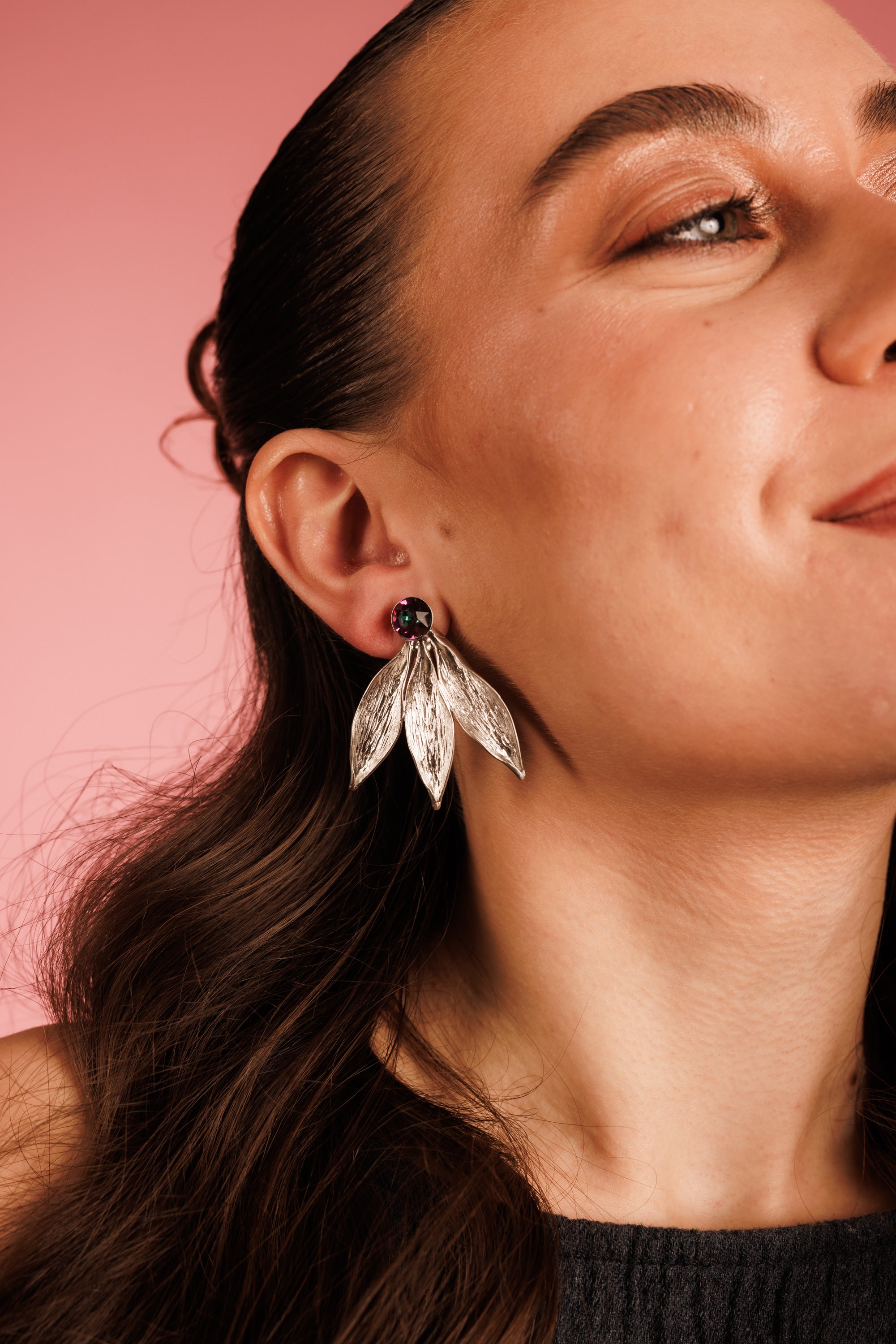 Silver-plated Black Eyed Susan