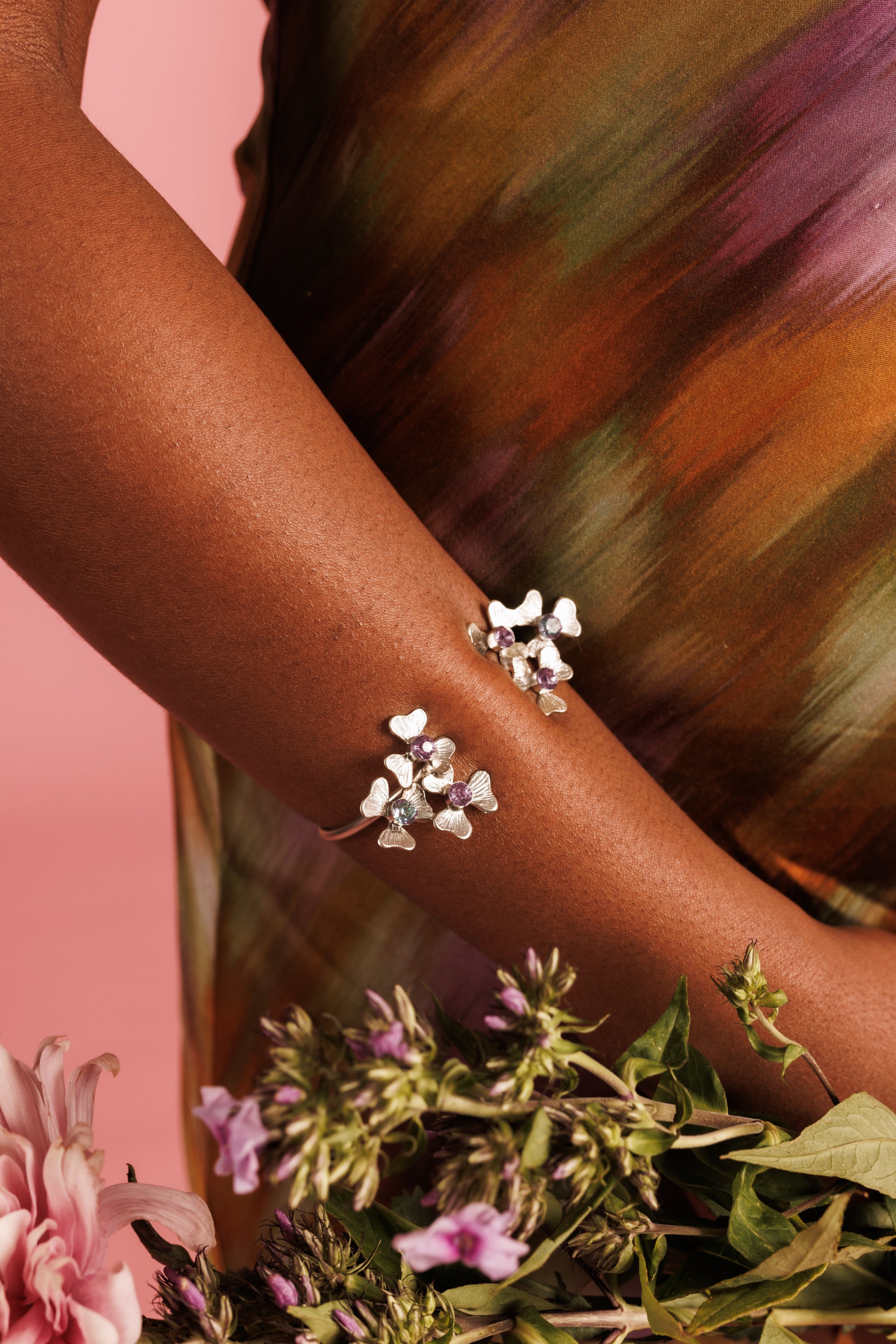 Bloom Silver Jewelry Set