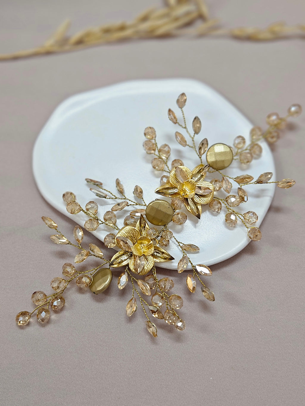 Champagne Gold Brooch