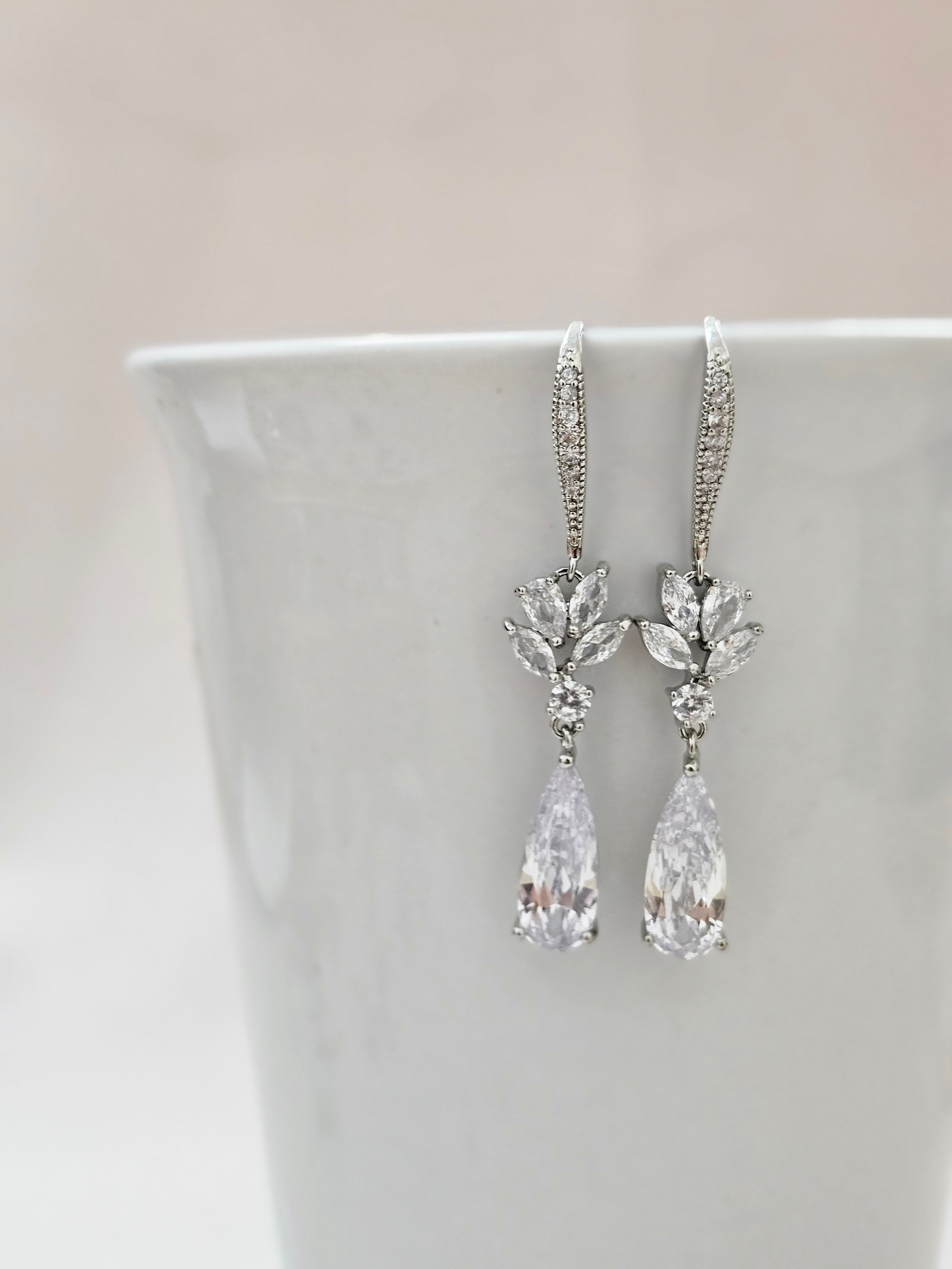 Long Chandelier Crystal EarringsAESC23