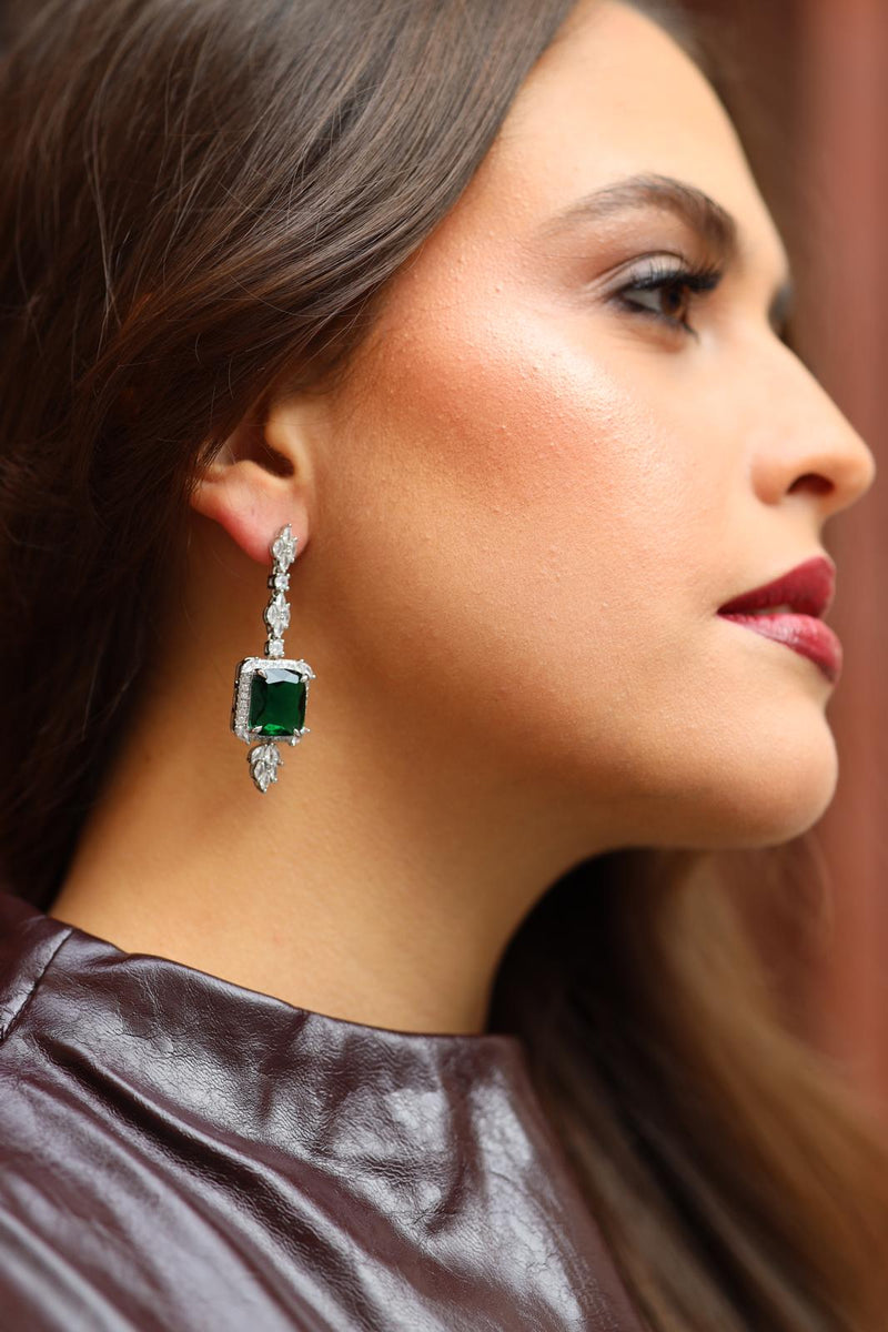 Classic Emerald Green Earrings
