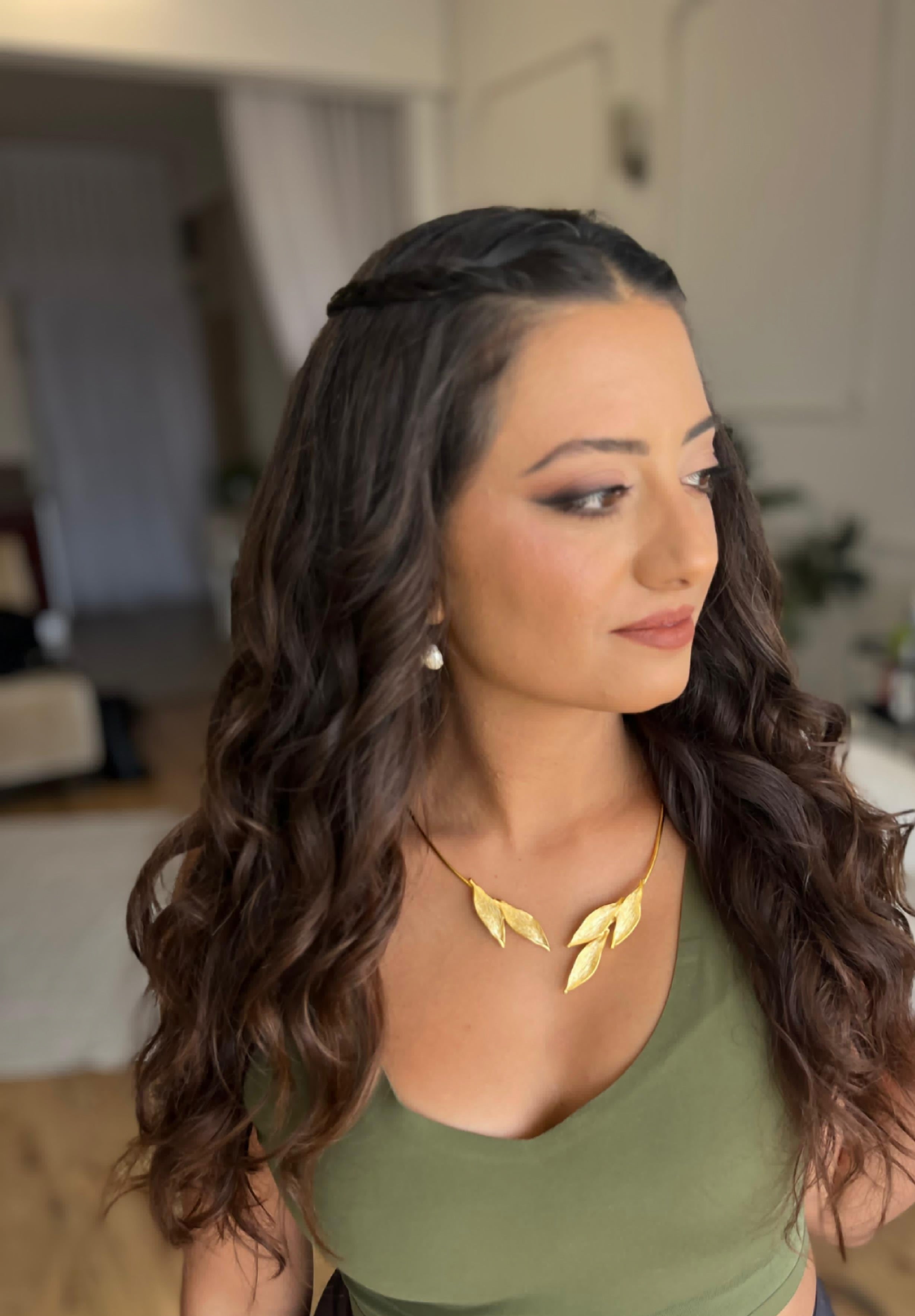 Olive Branch Necklace