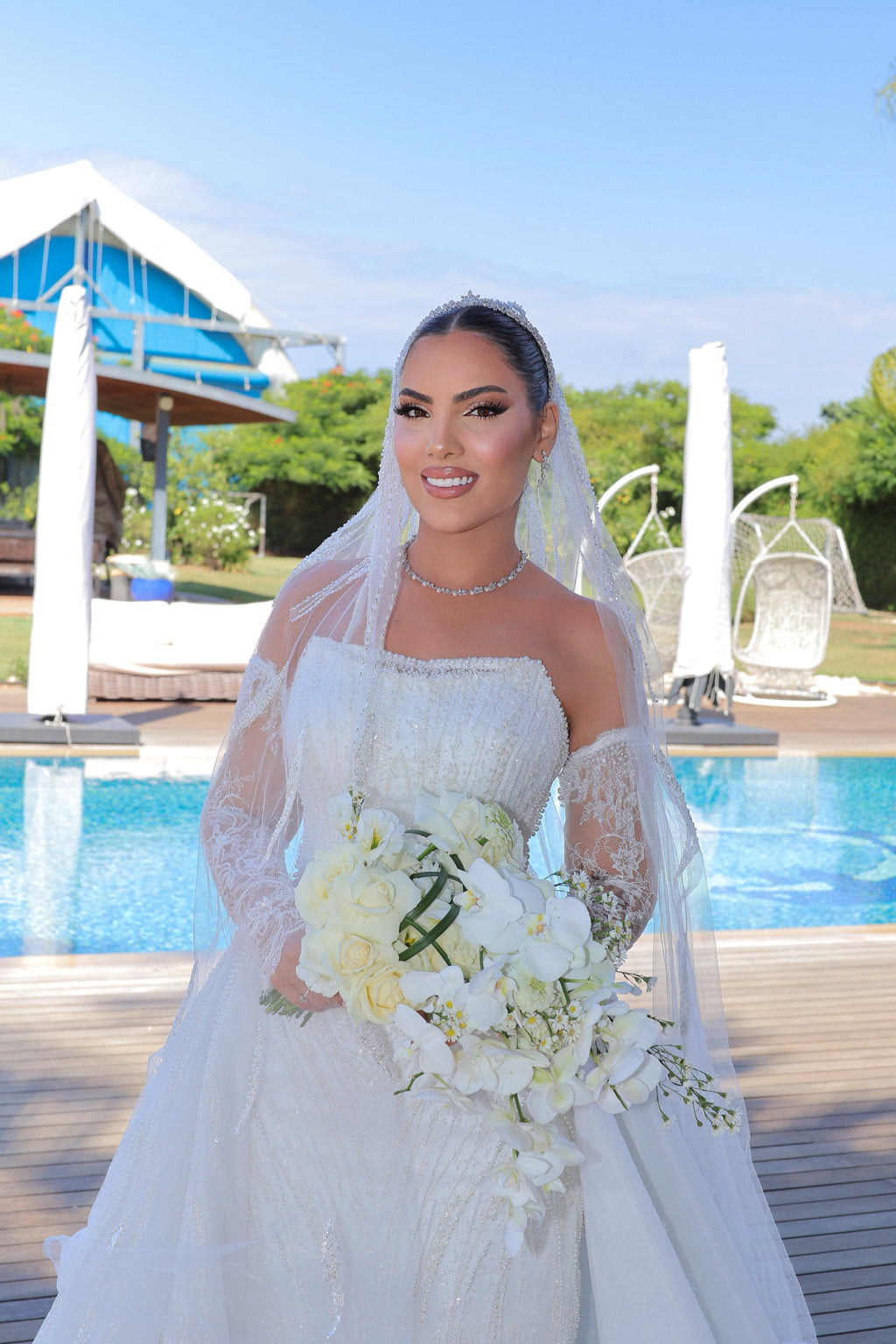 Bridal Pearl Jewelry Set