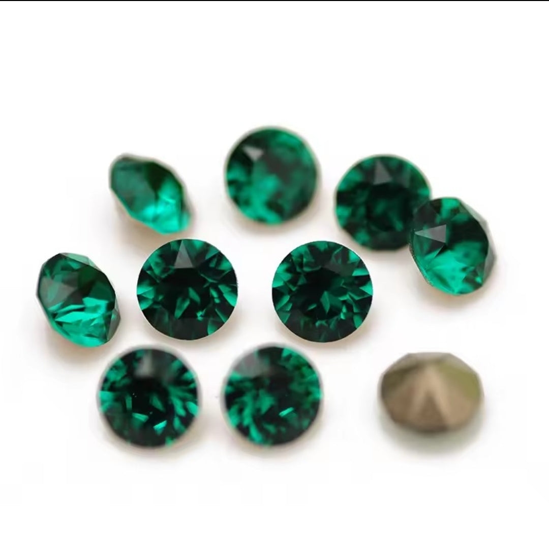 Gold Iris Jewelry Set