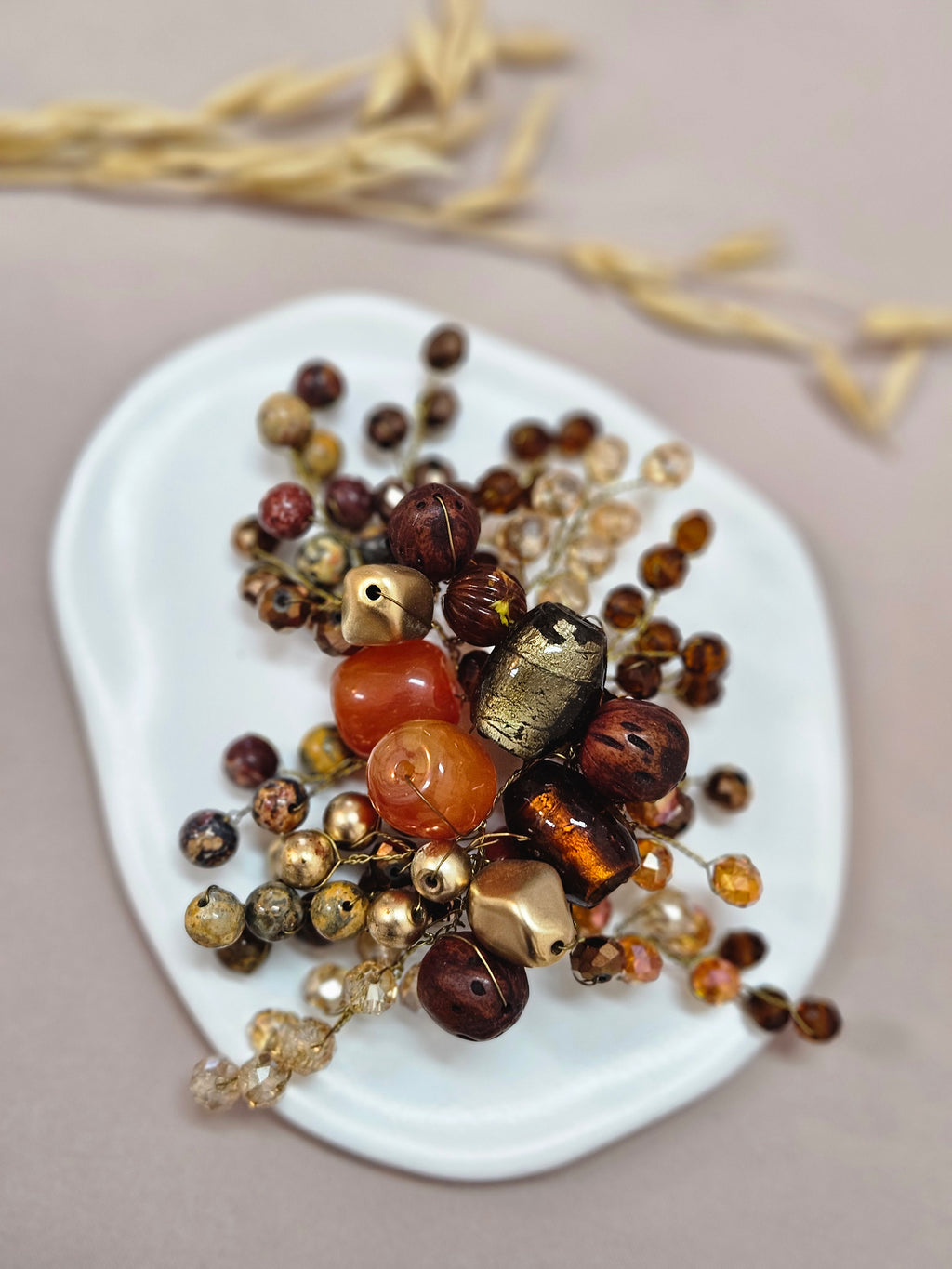 Earthy Colors Brooch