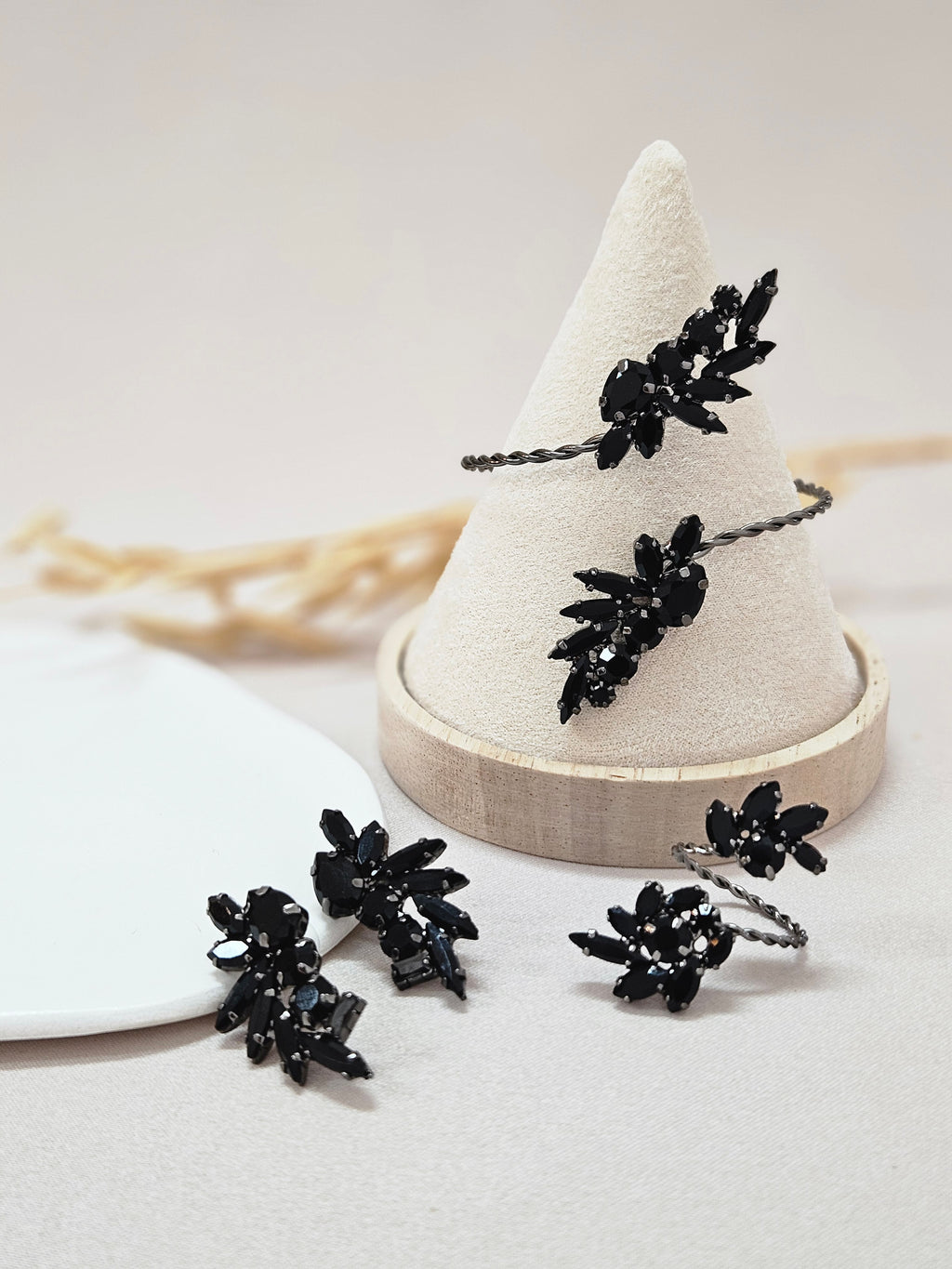 Black Evening Jewely Set