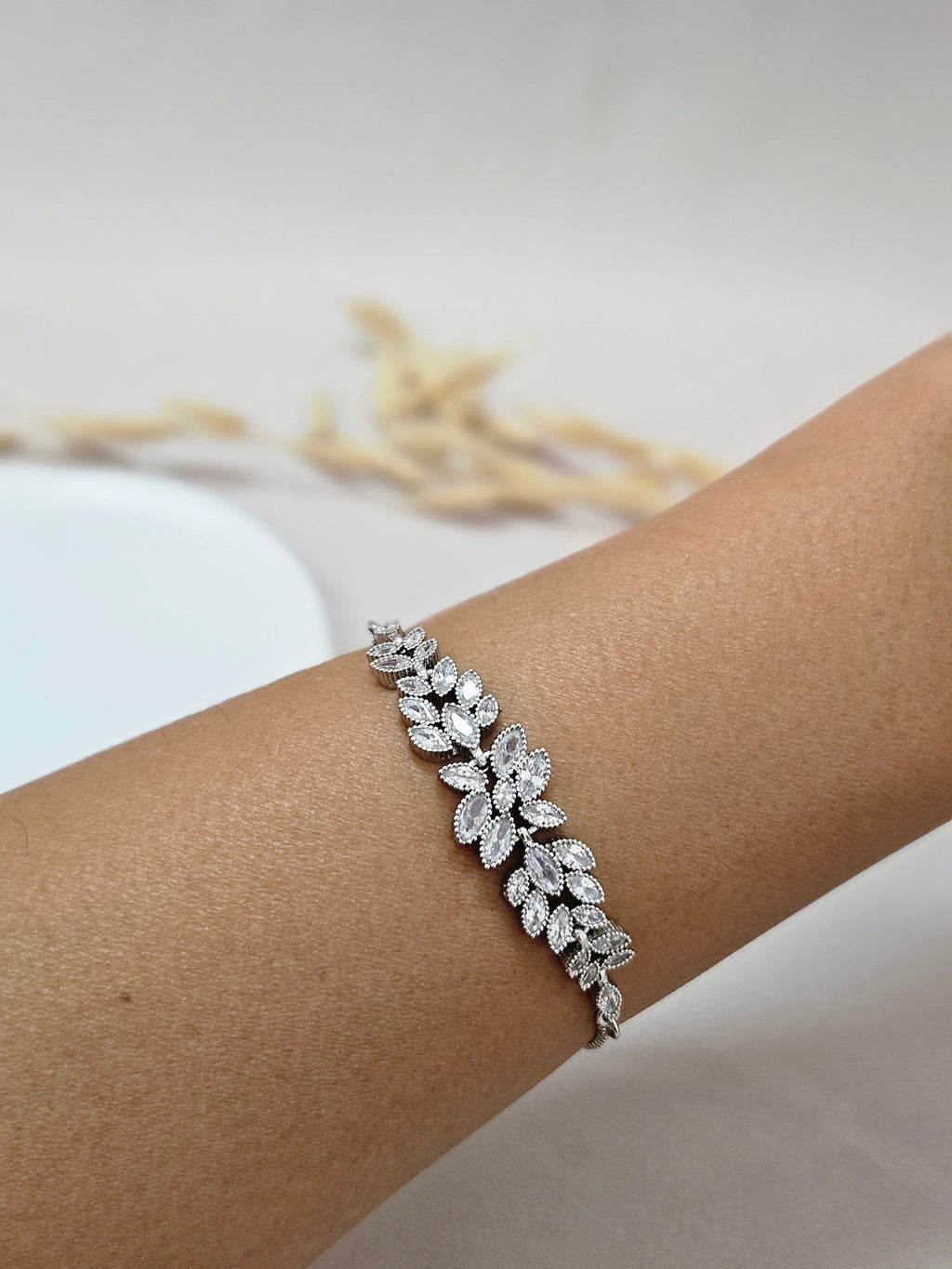 Adjustable Bracelet Floral Bracelet