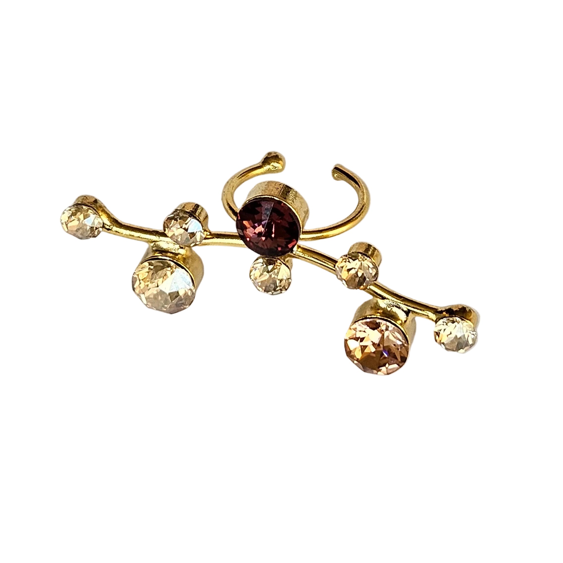 Horizontal Dark Purple Ring