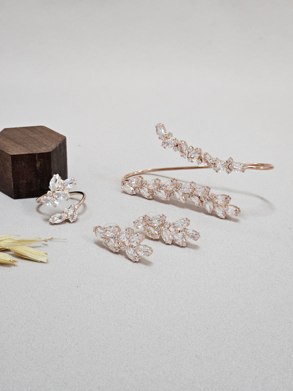 Rose Gold Palm Bracelet Set