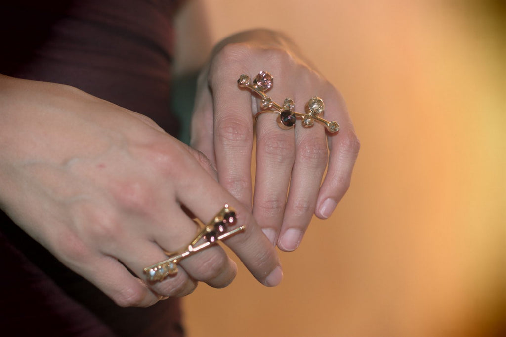 Horizontal Dark Purple Ring