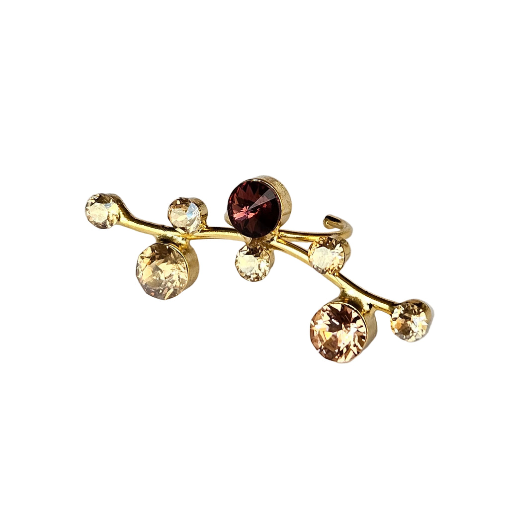 Horizontal Dark Purple Ring