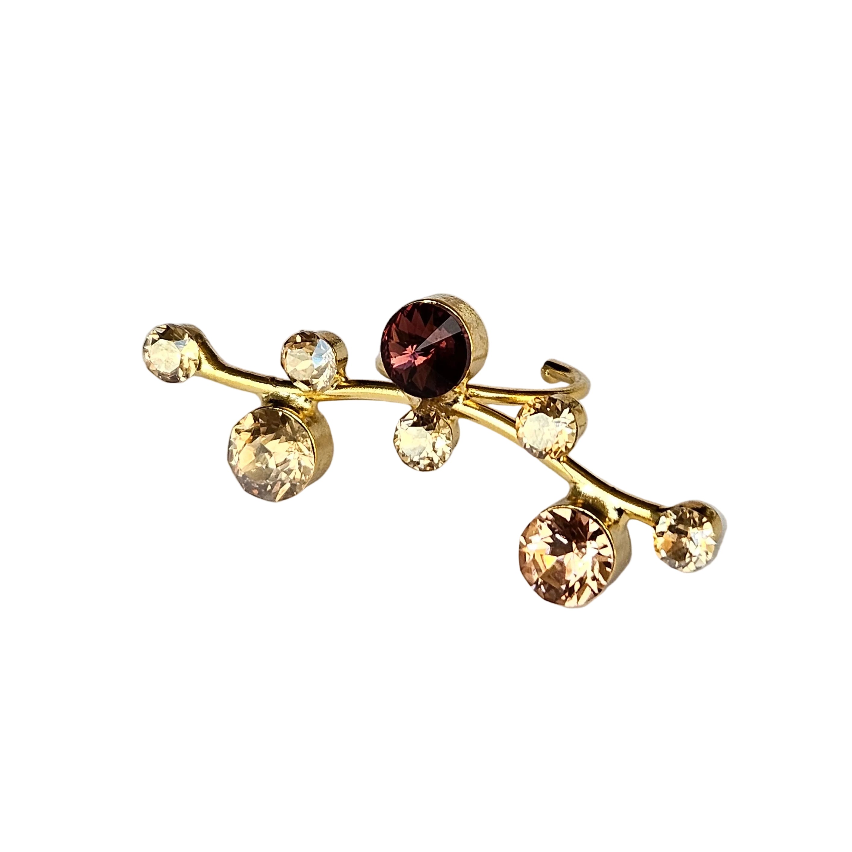 Horizontal Dark Purple Ring