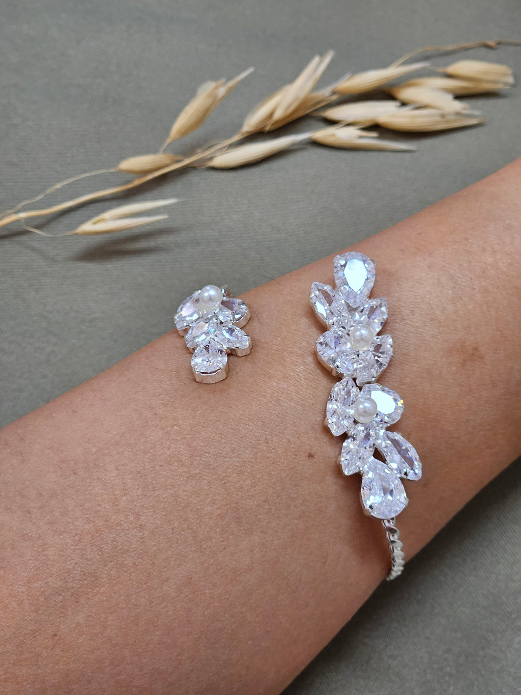 Bridal Silver Jewelry Set